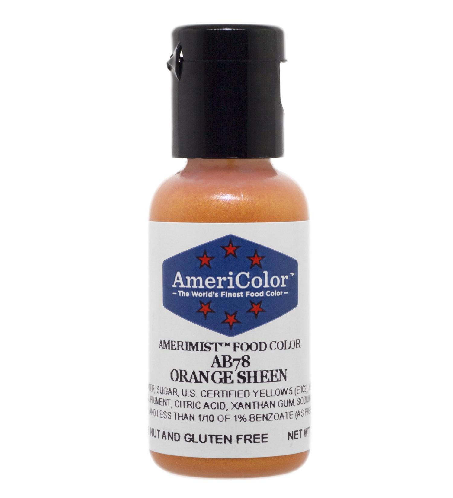 AmeriColor Amerimist Airbrush Color .65 Ounce Orange Pearl Sheen .65 Ounce Orange