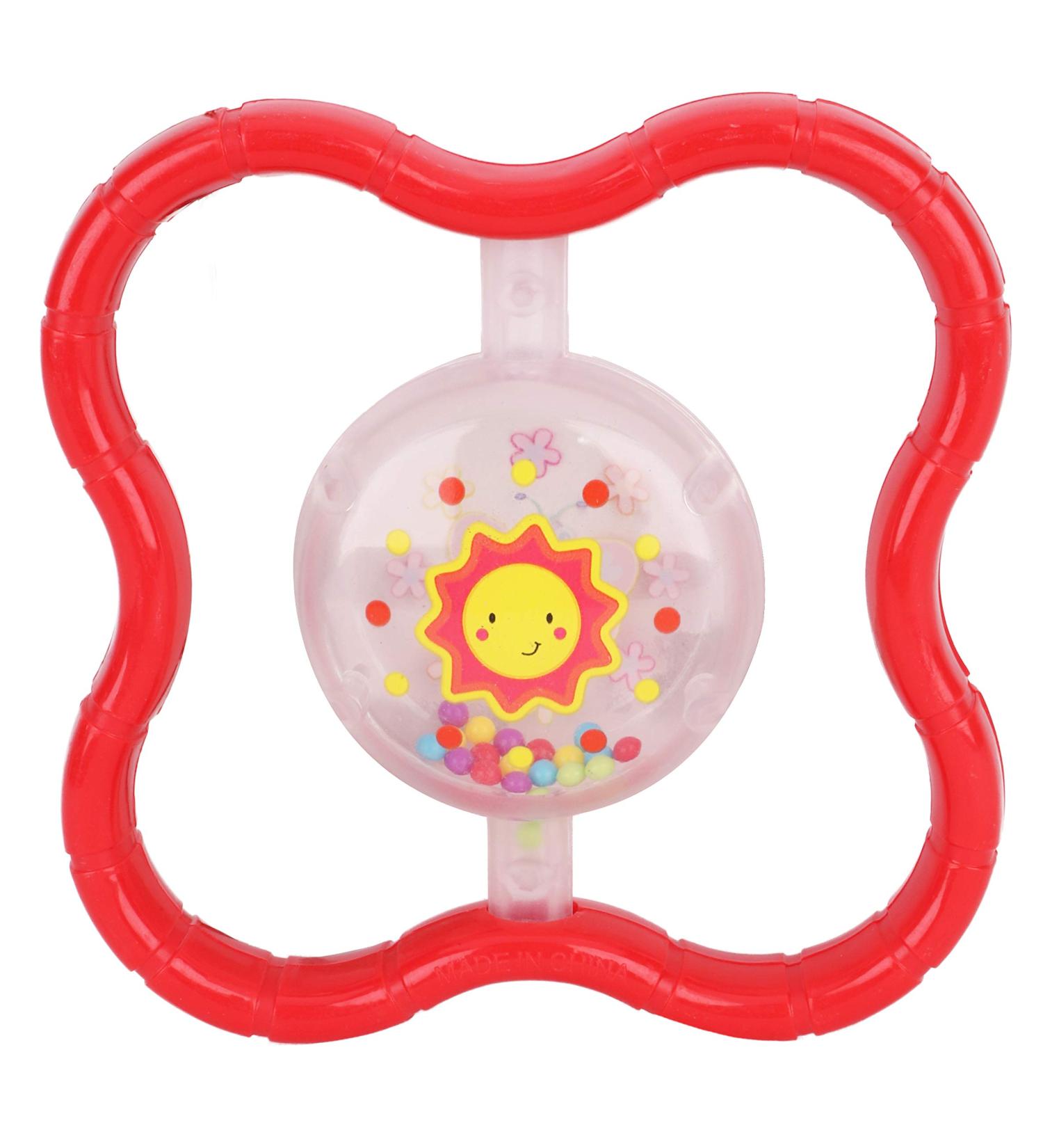 Toyland Baby and Toddler Teething Toys - Various Designs - 3m+ (BUTTERFLY RED)