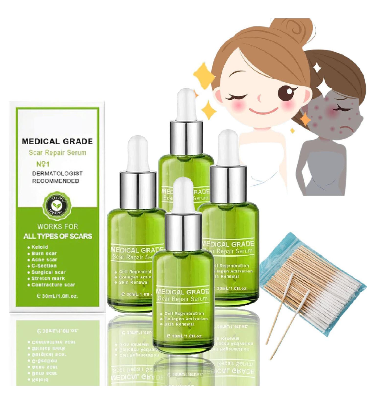 Goopgen Advanced Scar Repair Serum - Medical Grade (4 PCS) - Buy Online on GoSupps.com