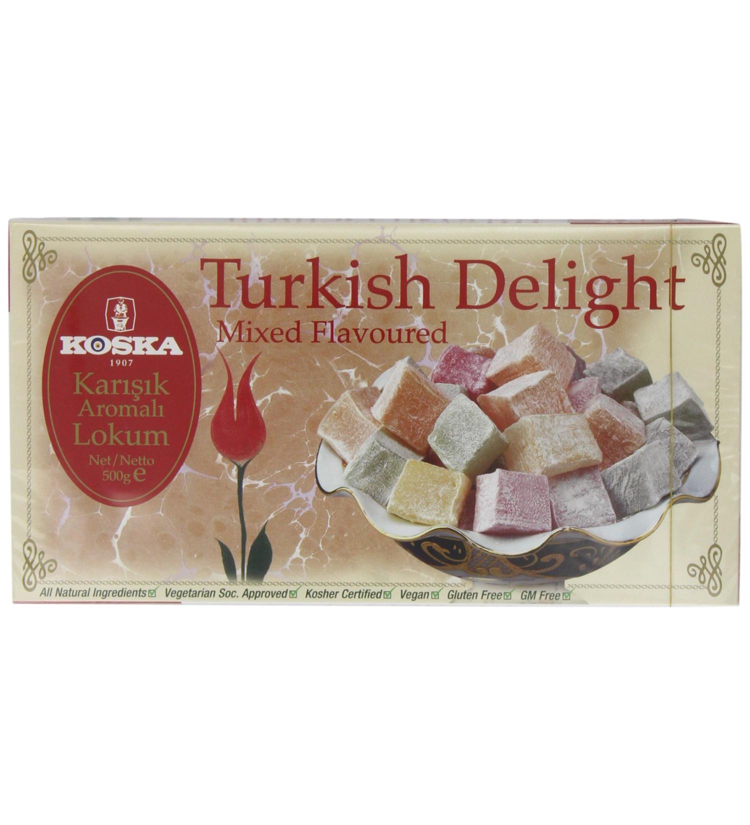 Koska Turkish Delights Mixed 500g - Buy Online on GoSupps.com
