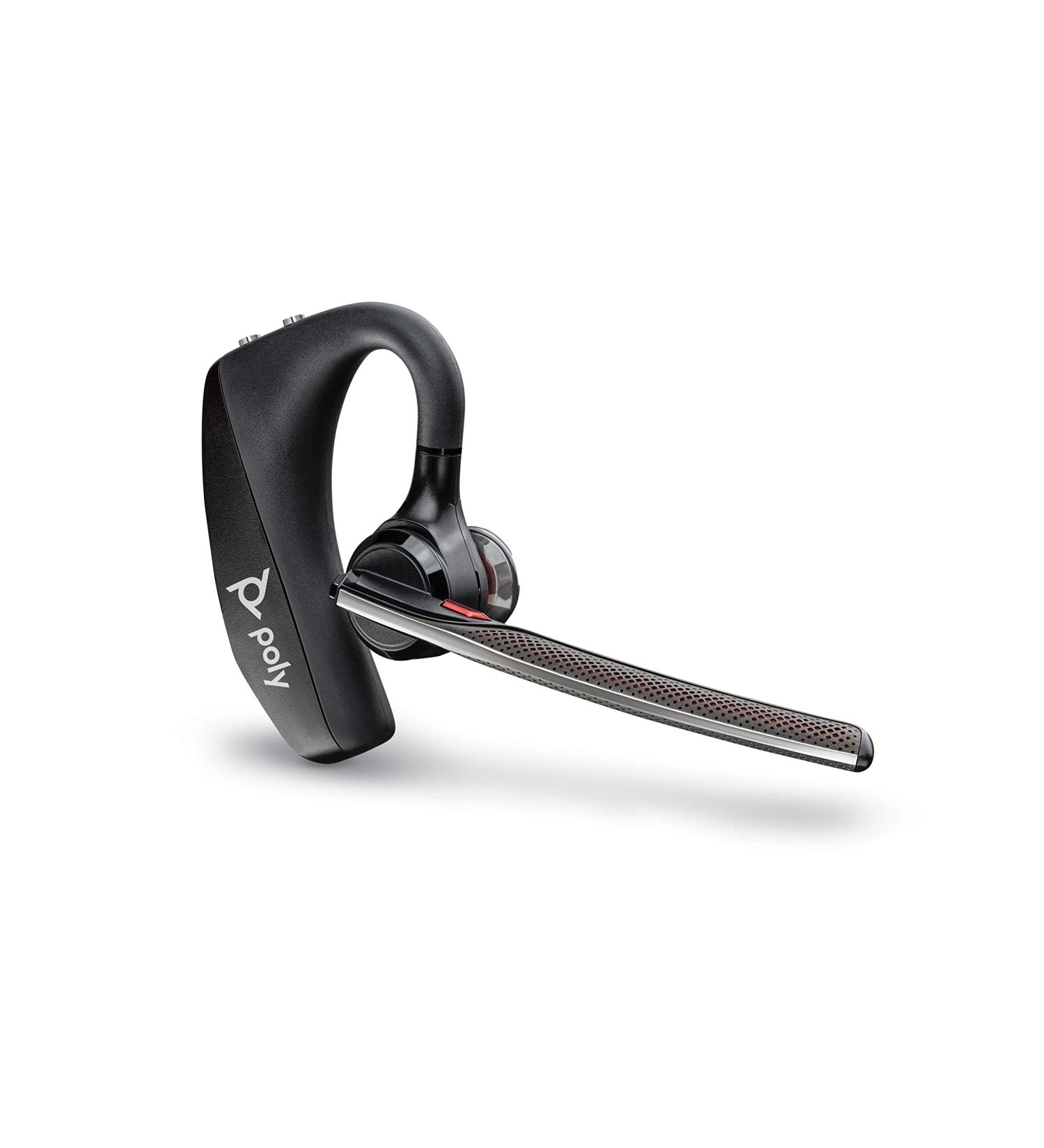 Plantronics Poly Voyager 5200 Wireless Headset - Noise-Canceling Mic, Ergonomic Design & Voice Controls - Bluetooth Single-Ear Headset for Mobile & Tablet - Buy Online on GoSupps.com