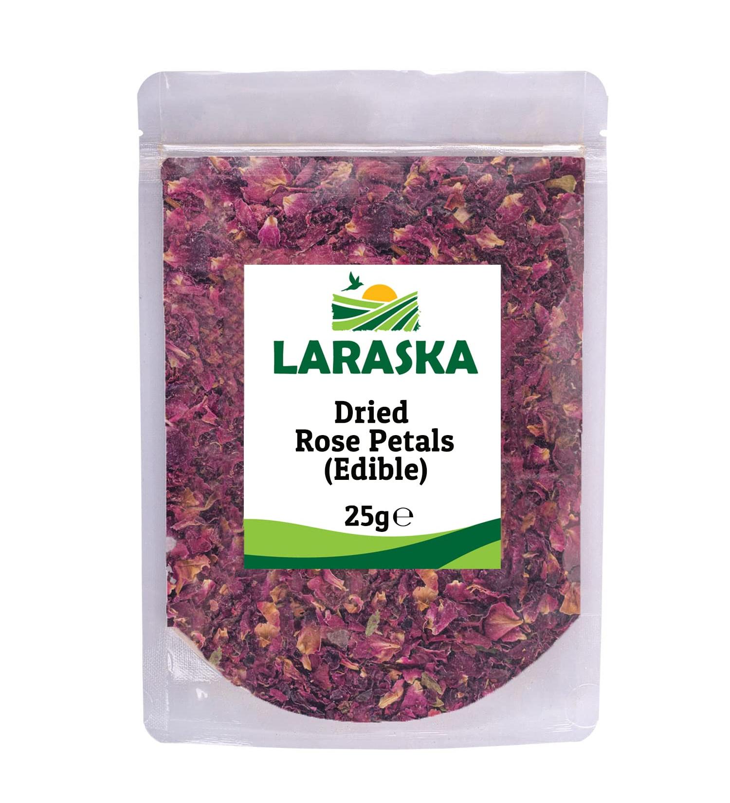 Dried Edible Rose Petals 25g - Premium Quality Dried Rose Petals for Tea Baking Gift Crafting Wedding