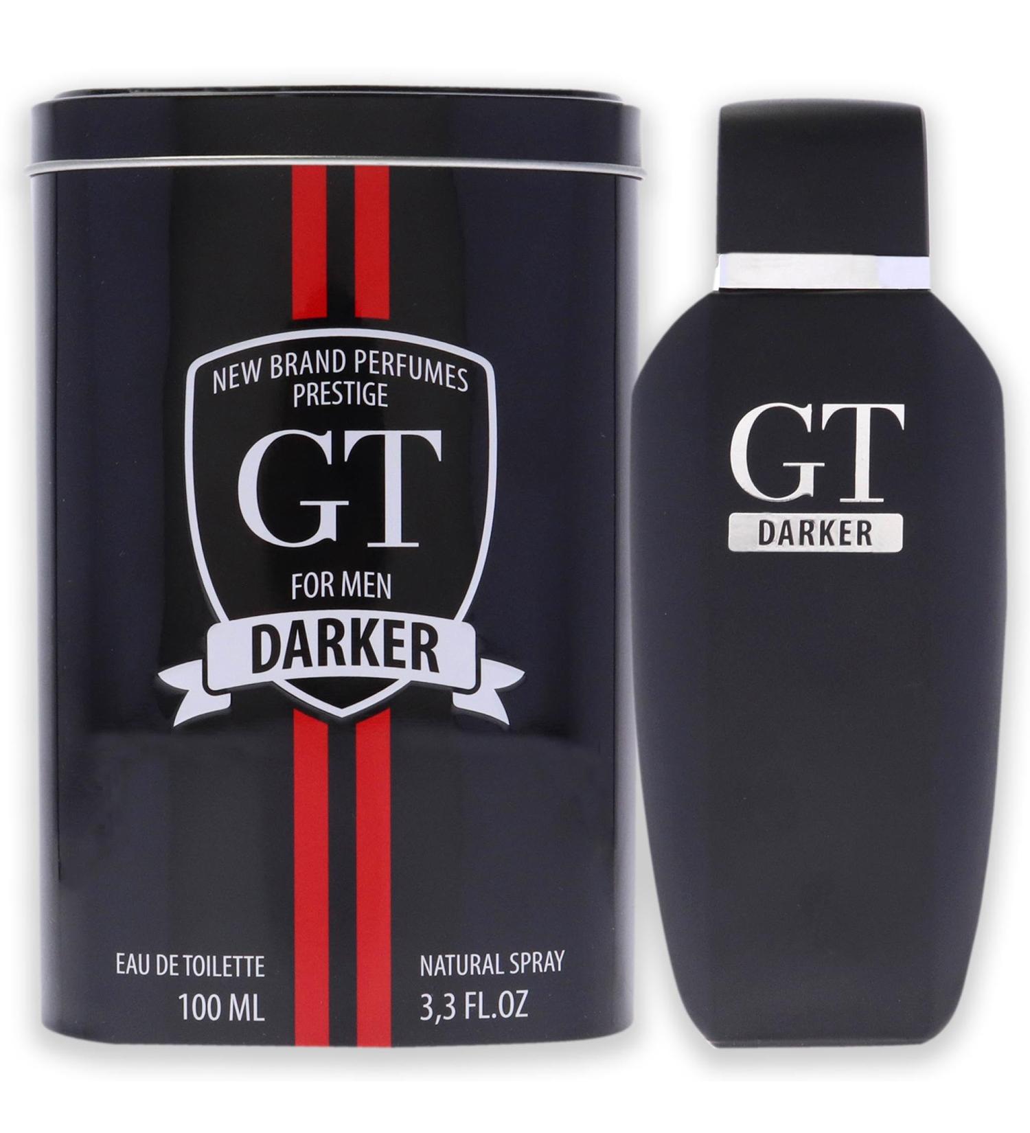 New Brand Perfumes GT Darker EDT Spray Men 3.3 oz 3.3 Ounce (Pack of 1)