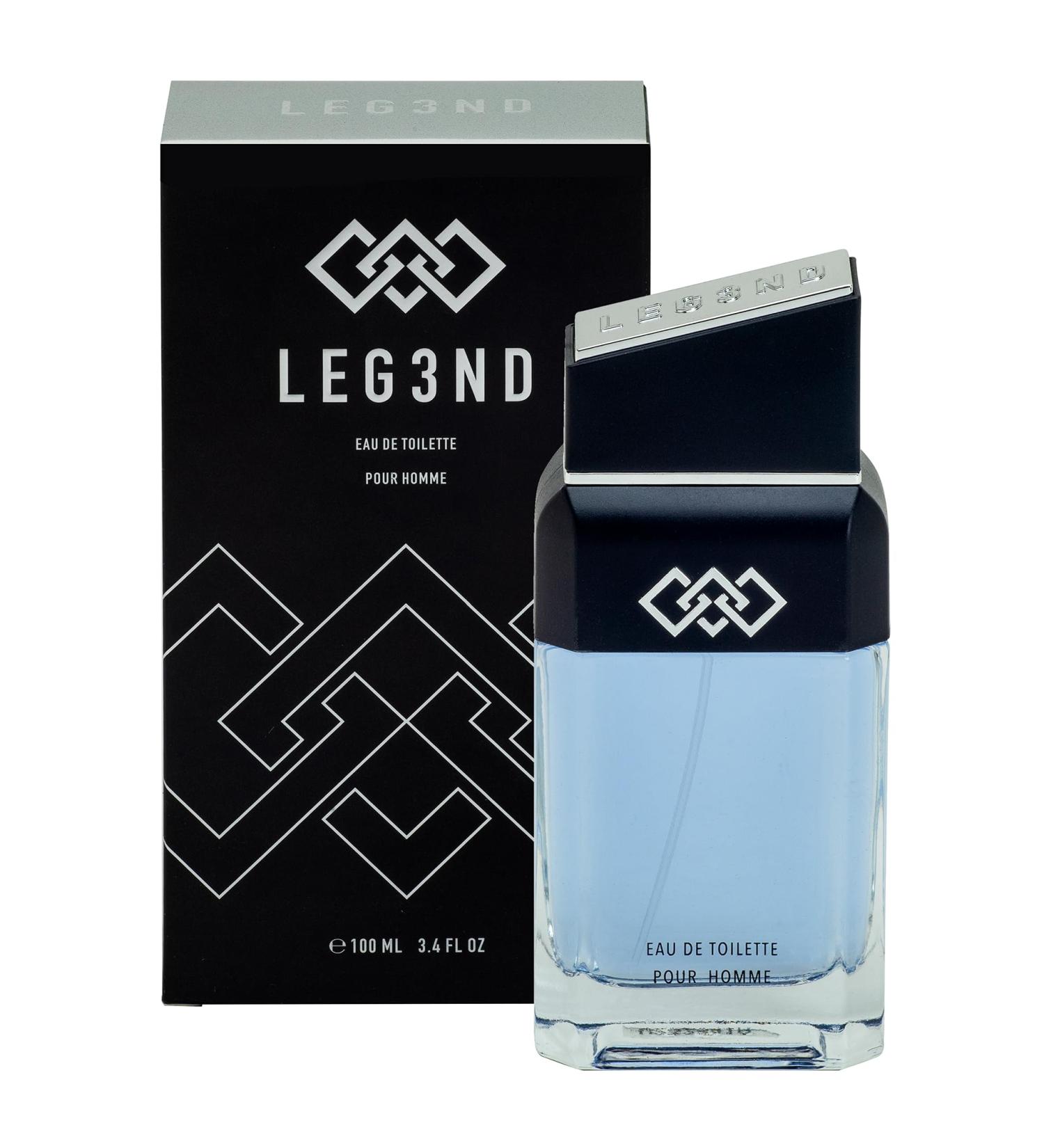 LEG3ND Cologne for Men 3.4oz/100ml Eau de Toilette Spray | Masculine Fresh Aquatic Fragrance - Buy Online on GoSupps.com