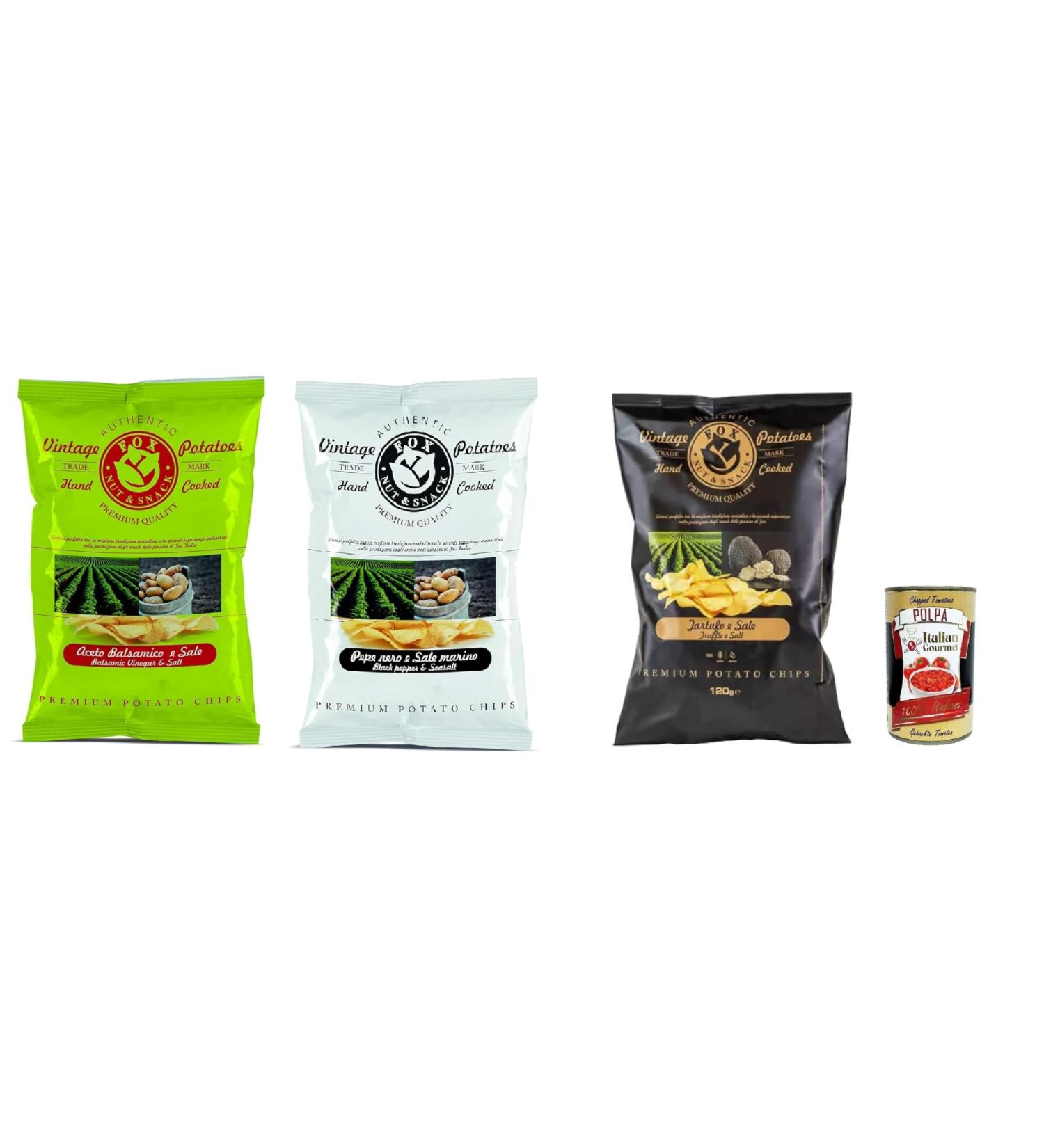  Italian Gourmet E.R. Fox Natural Quality Vintage Italian Handmade Potato Test Kit 3 x 120g + Italian Gourmet Polpa 400g - Buy Online on GoSupps.com