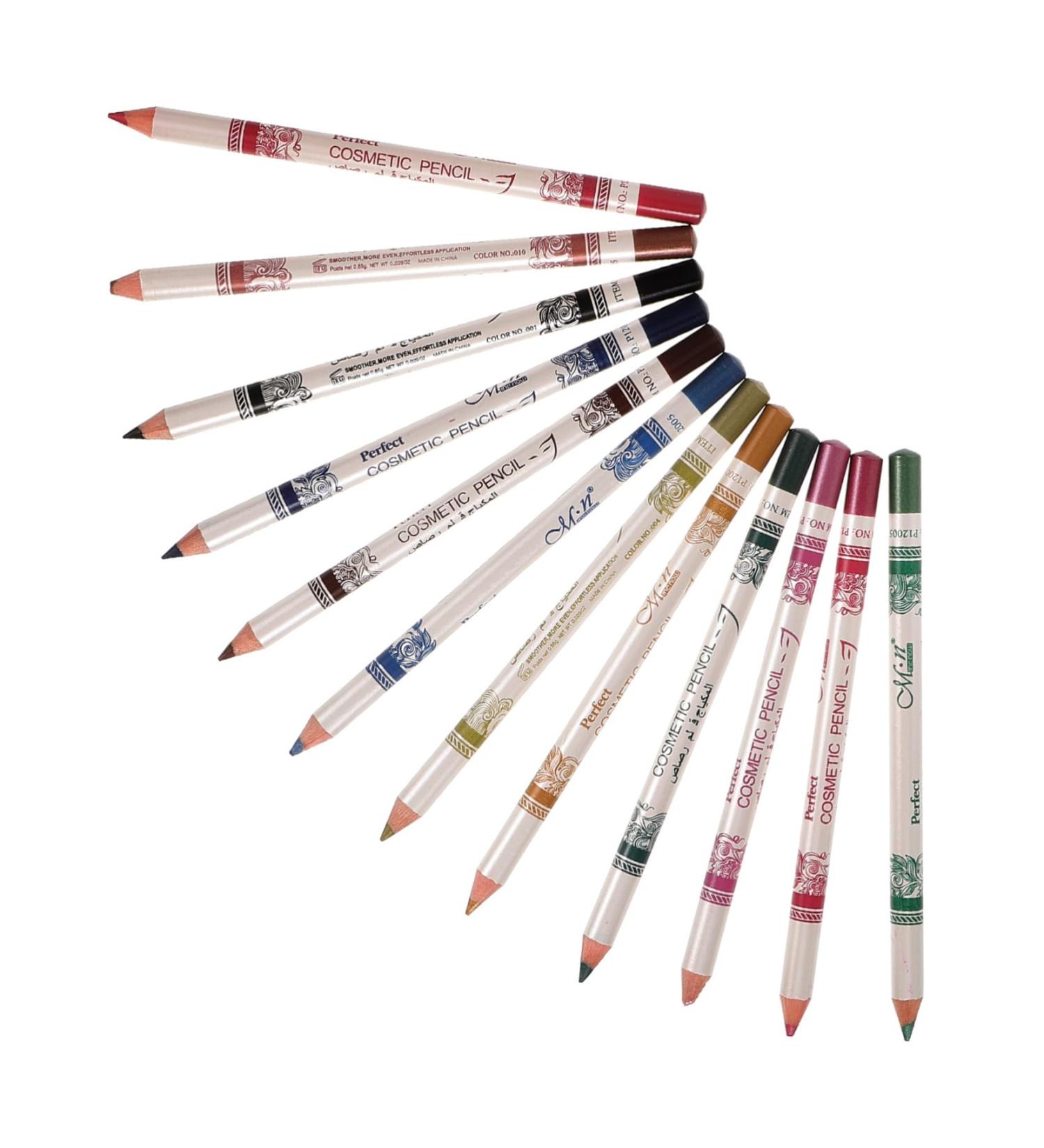 Angoily 36 pcs Cosmetic Pencil Eye Eyebrow Eyeliner Long Lip Makeup Colorful Pen Liner Lasting Waterproof 1 count (Pack of 1) As Shownx3pcs - Buy Online on GoSupps.com