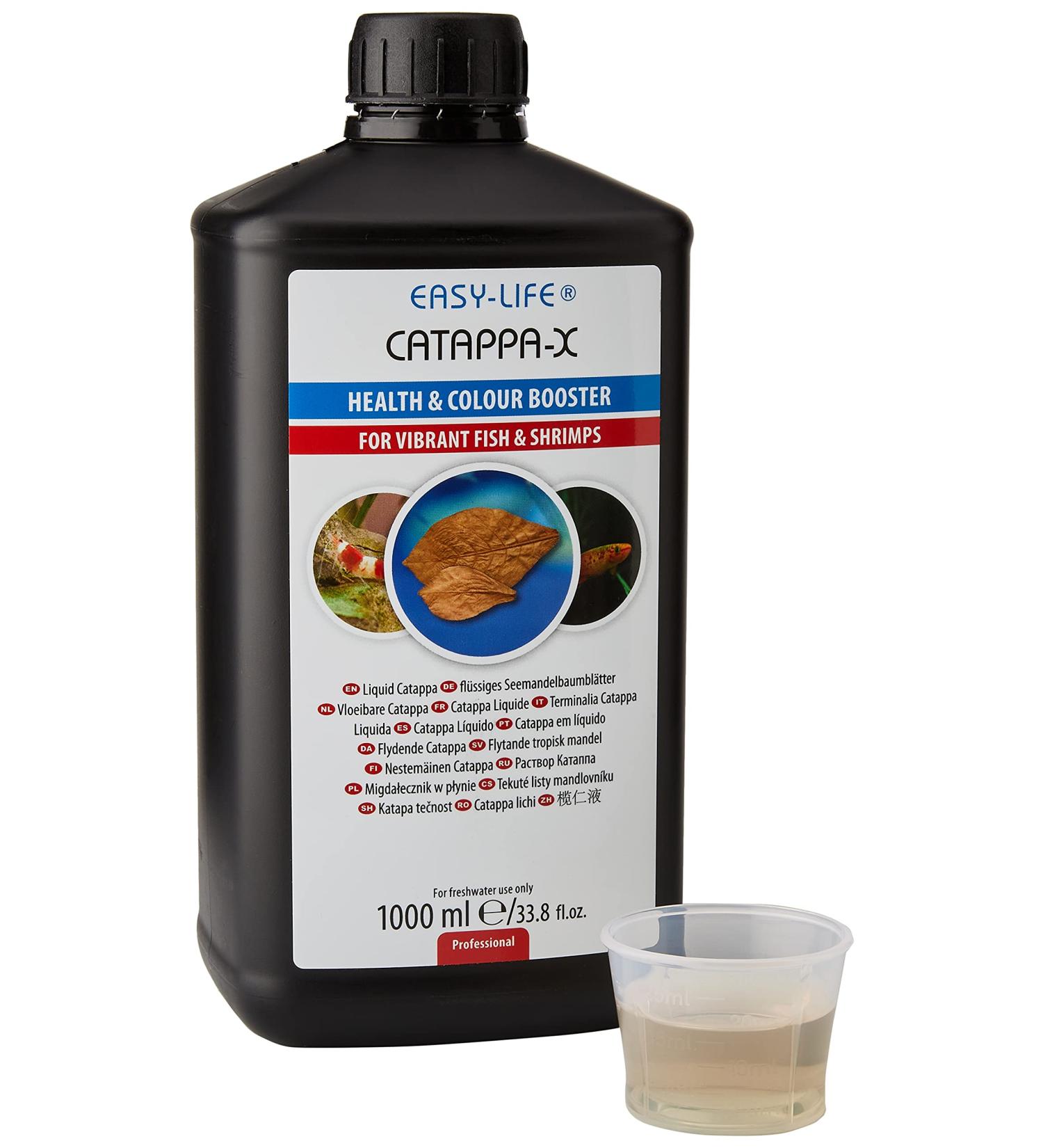 Easy Life Catappa-X Liquid Sea Almond Leaves 1000ml - Premium Natural Cat Care for Healthier Fish & Aquatic Life - Buy Online on GoSupps.com