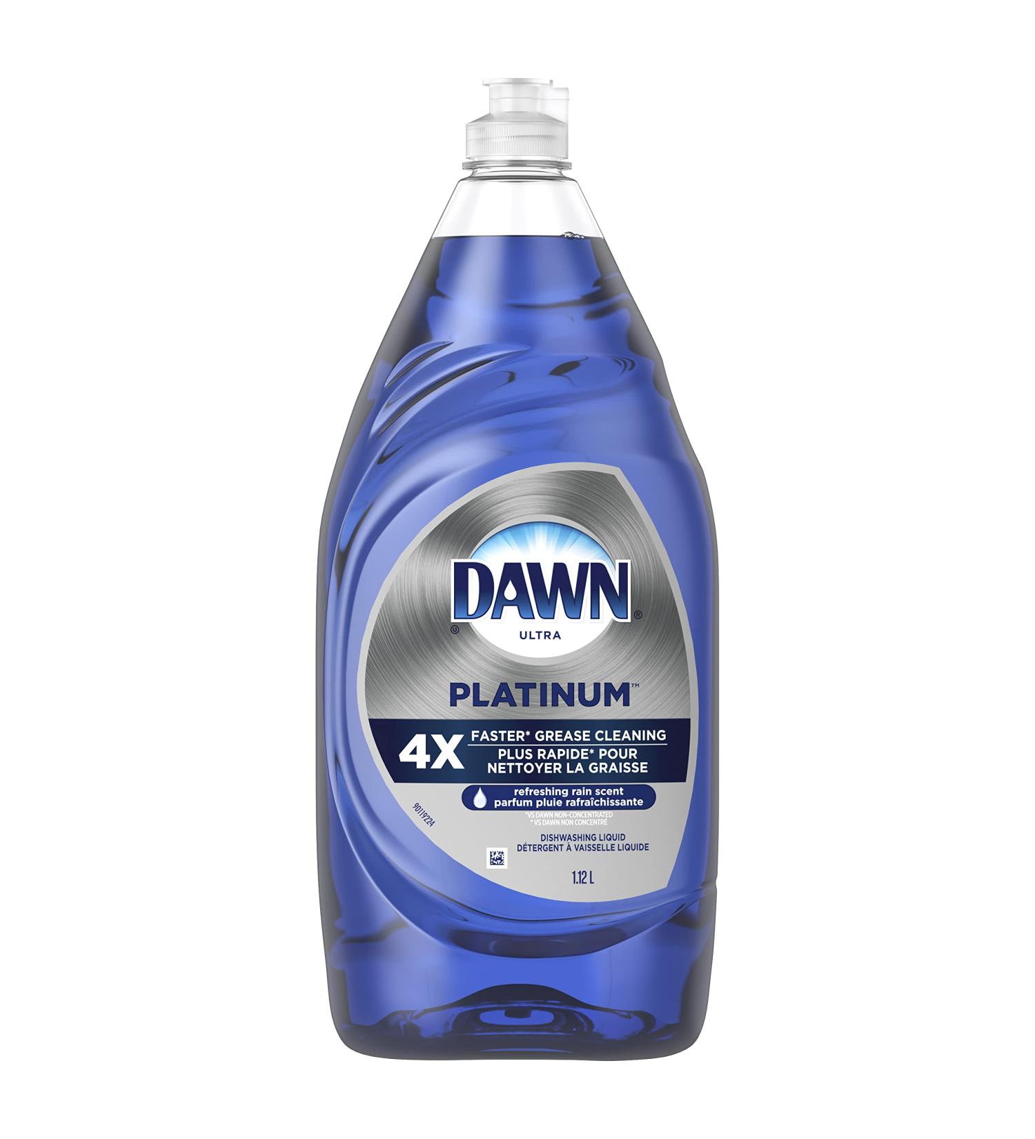 Dawn Platinum Dish Soap Dishwashing Liquid Refreshing Rain Scent 1.12 L 1.12 l (Pack of 1) - Buy Online on GoSupps.com