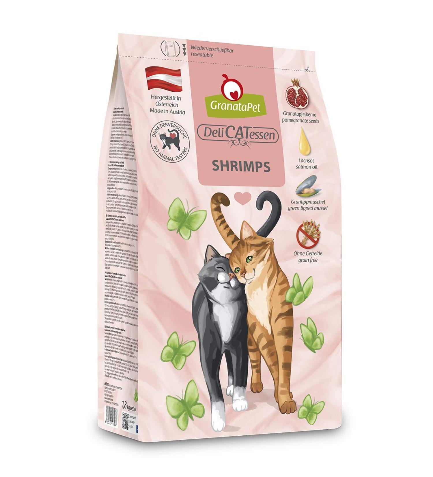 Granapet Delicatessen Shrimps Adult Cat Food - Grain-Free Sugar-Free Tasty Dry Feed 300g - Premium Nutrition for Cats - Buy Online on GoSupps.com