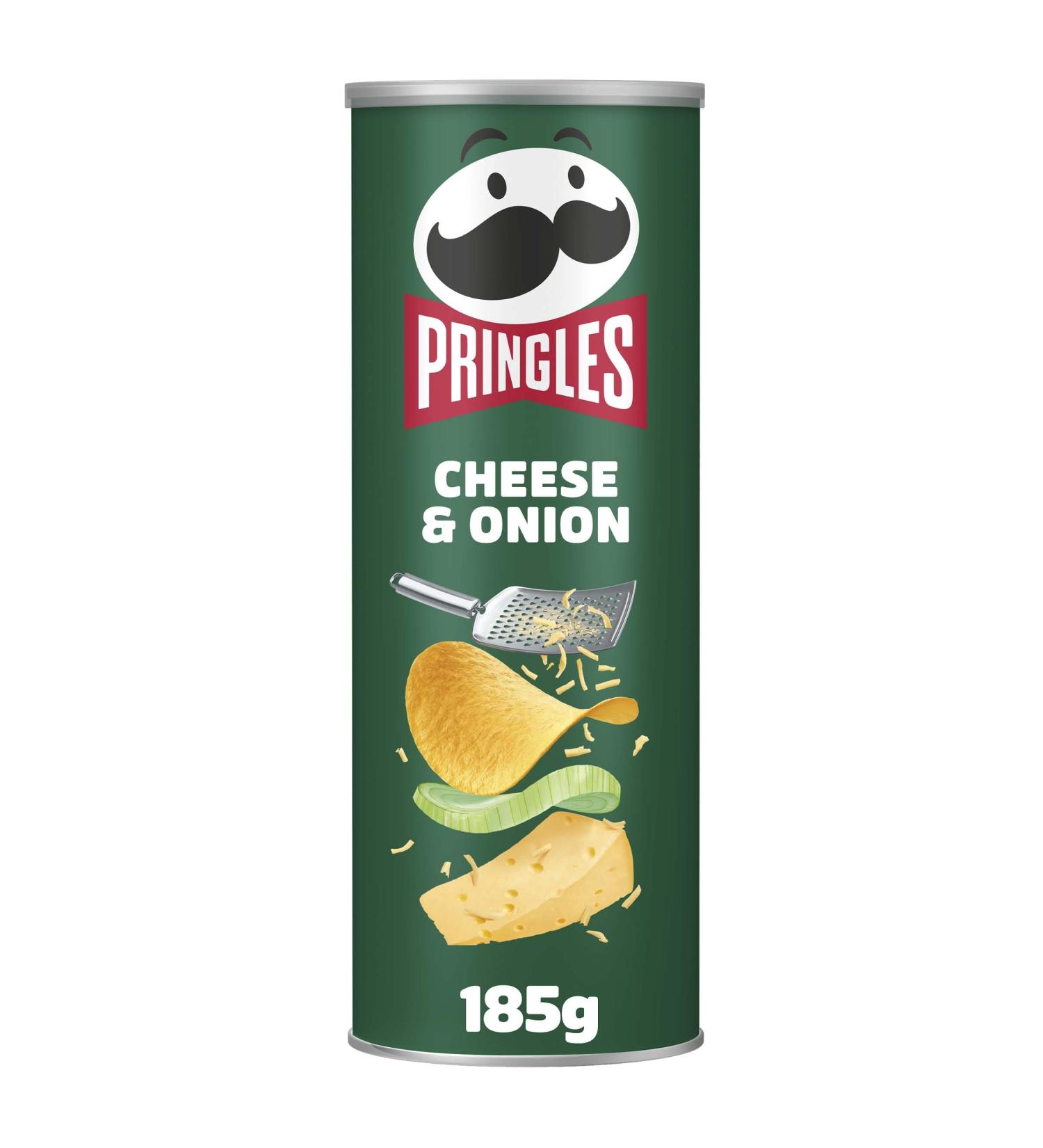 Pringles Cheese & Onion Sharing Crisps 185g - Buy Online on GoSupps.com