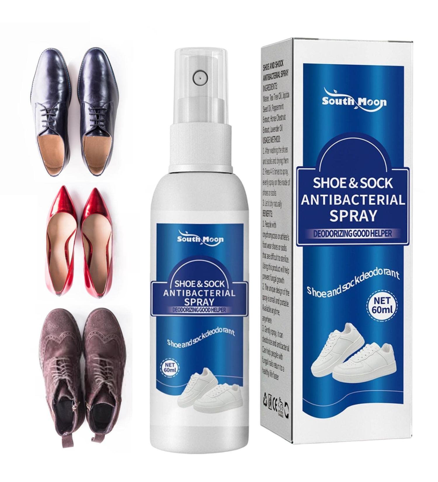 Moukkey Shoe Deodorizer Spray - 2.11 oz Plant-Based Foot Odor Remover | Multi-Purpose Shoe Odor Control for Sneakers, Boots, and Sandals - Buy Online on GoSupps.com