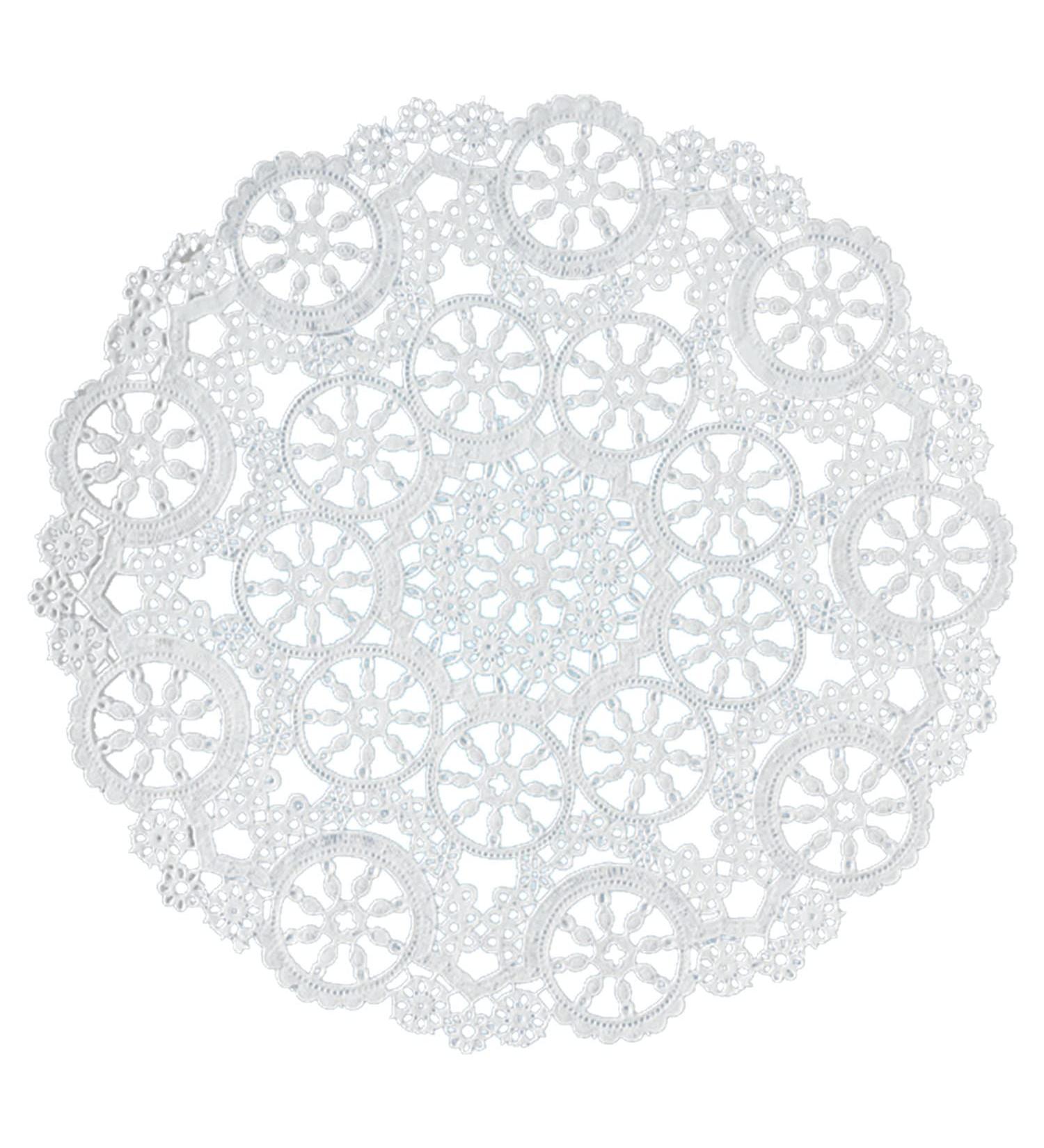 Royal Lace 12-Inch White Round Paper Doilies - Pack of 8 (B23006) - Buy Online on GoSupps.com