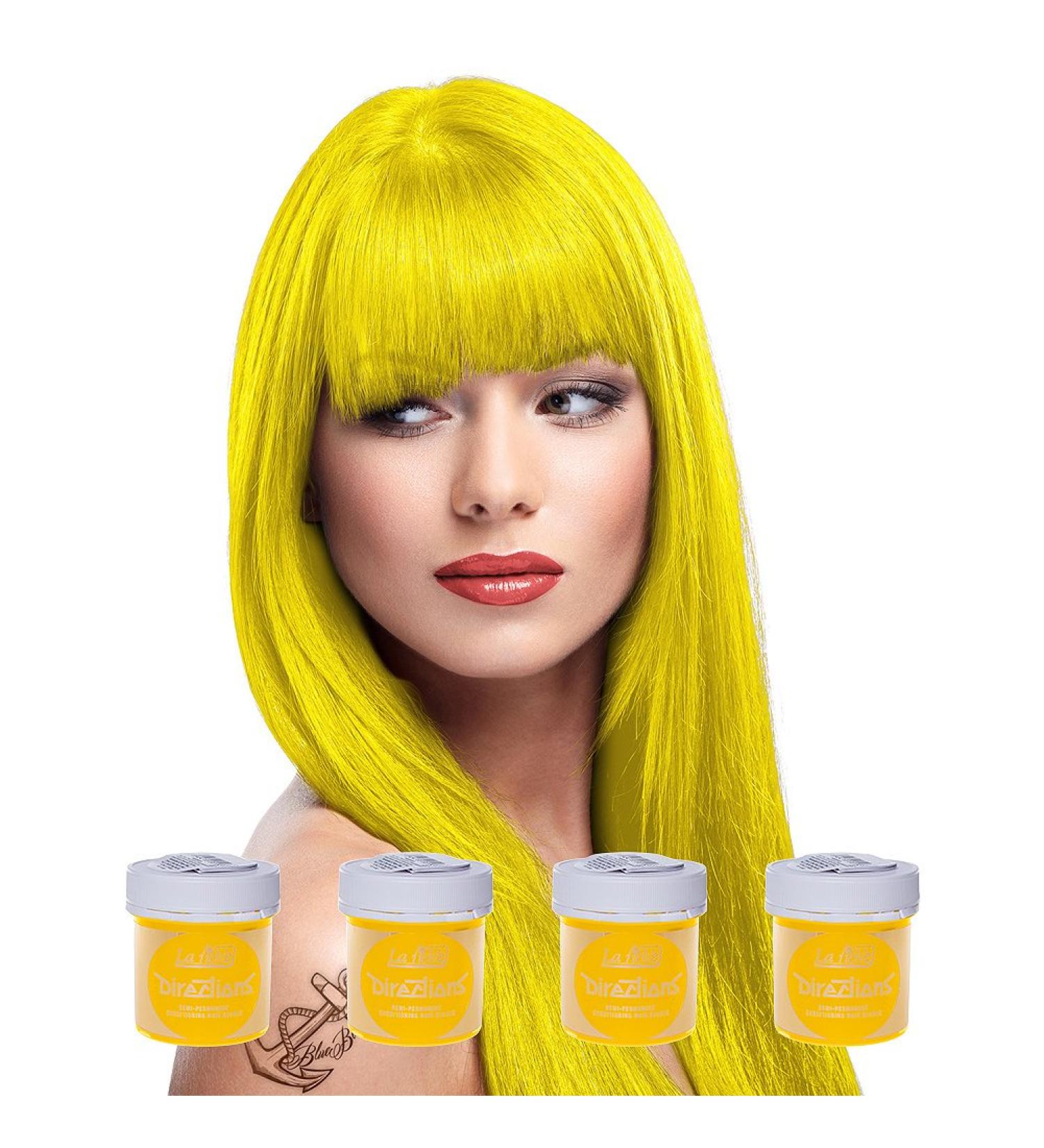 La Riche Directions Hair Dye 4 Pack 88ml (Fluorescent Glow) gris