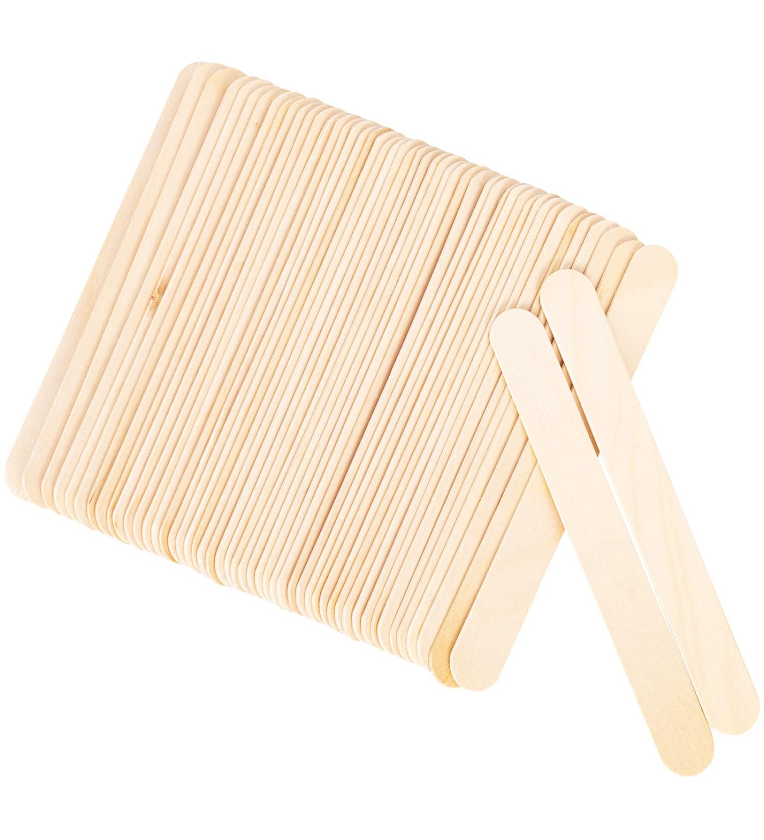Smukdoo Disposable Wooden Waxing Spatulas - 50PCS for Body & Facial Hair Removal - Buy Online on GoSupps.com
