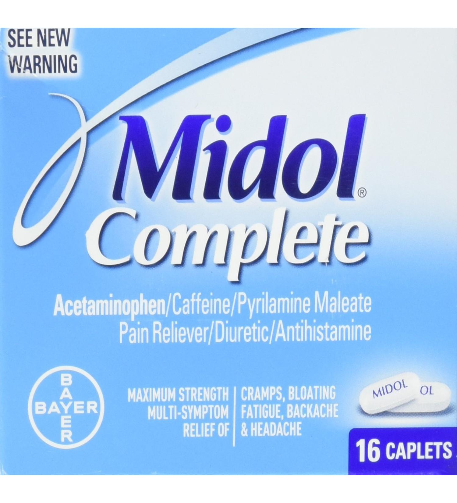 Midol Complete Acetaminophen Caplets - 3 Pack - Buy Online on GoSupps.com