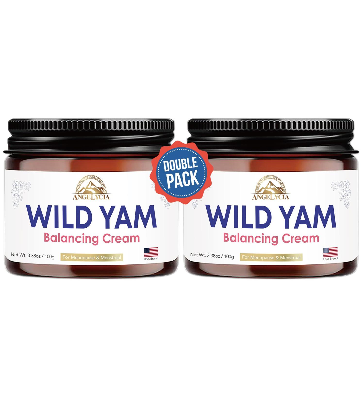 Organic Wild Yam Cream for Hormone Balance | 100% Pure Support for PMS Perimenopause & Menopause - 6.76 Oz - Buy Online on GoSupps.com