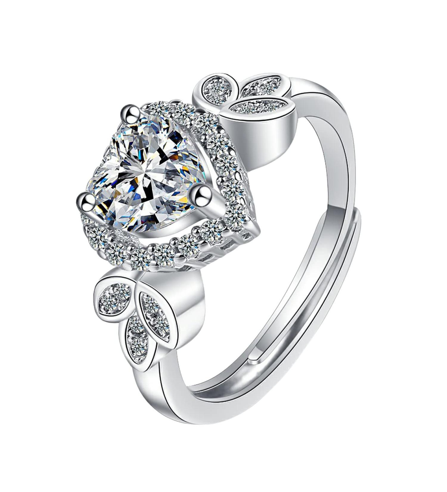 Stunning Open Heart Mouth-Ring Design | Multicolor Flashing Day Ring for Women - Perfect for Mother s Day & Carnival - One Size Fits All - Buy Online on GoSupps.com