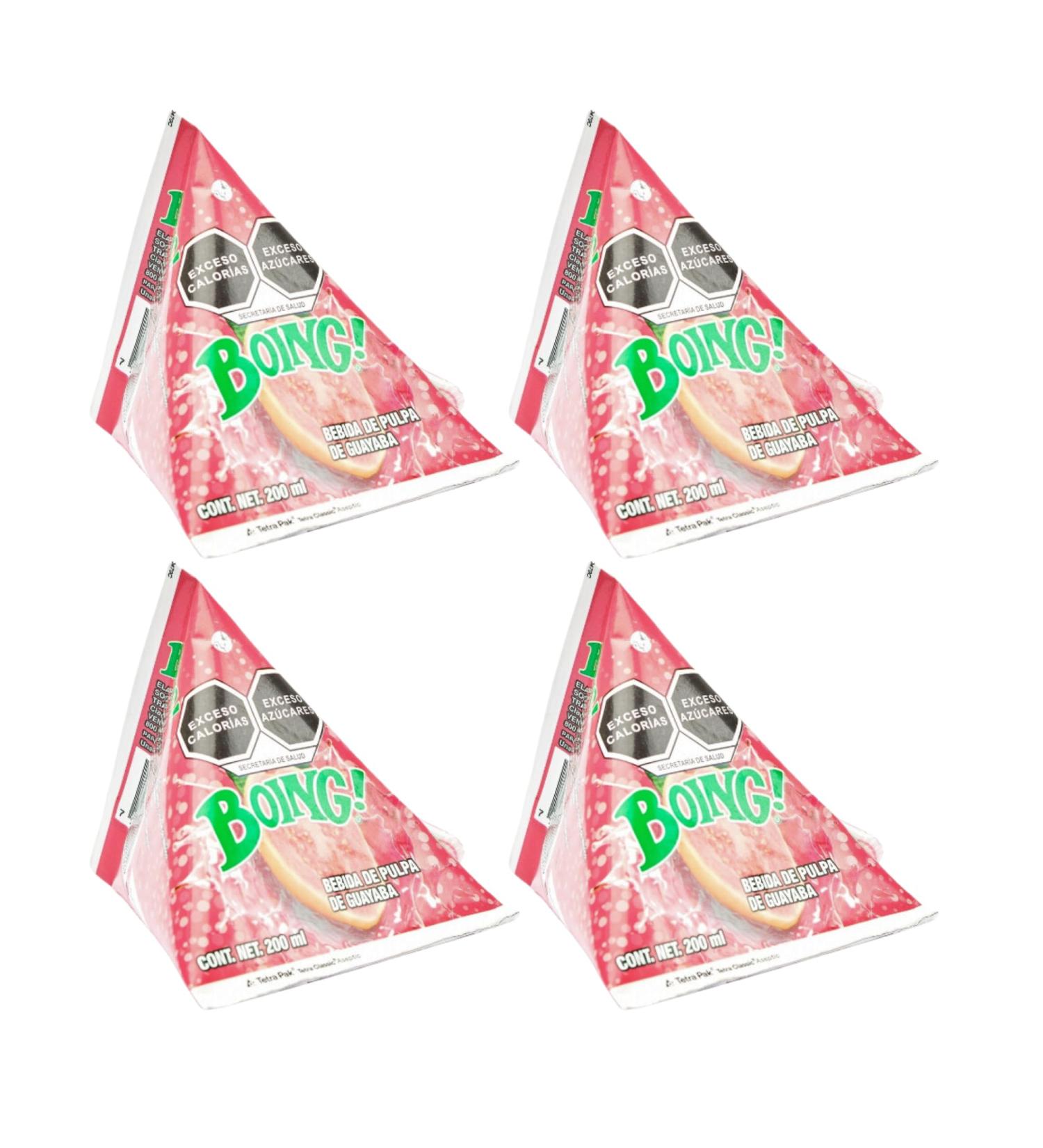 méxico mágico Boing Guayaba Juice 200 ml (pack of 4)