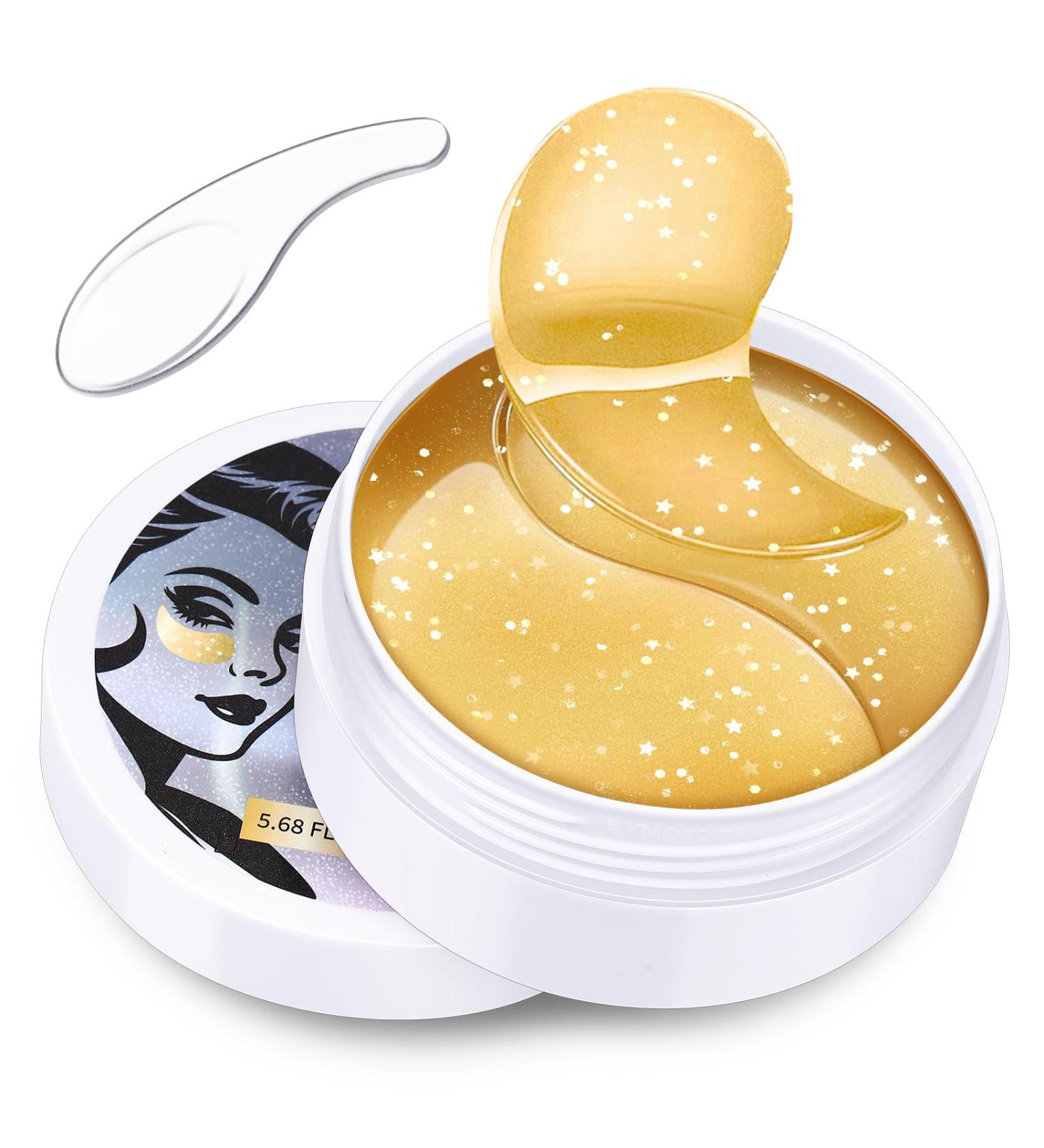 30 Pairs Under Eye Patches - Gold Eye Gel Masks for Dark Circles Puffiness & Wrinkles | Perfect Skin Care Gift for Women & Girls - Buy Online on GoSupps.com