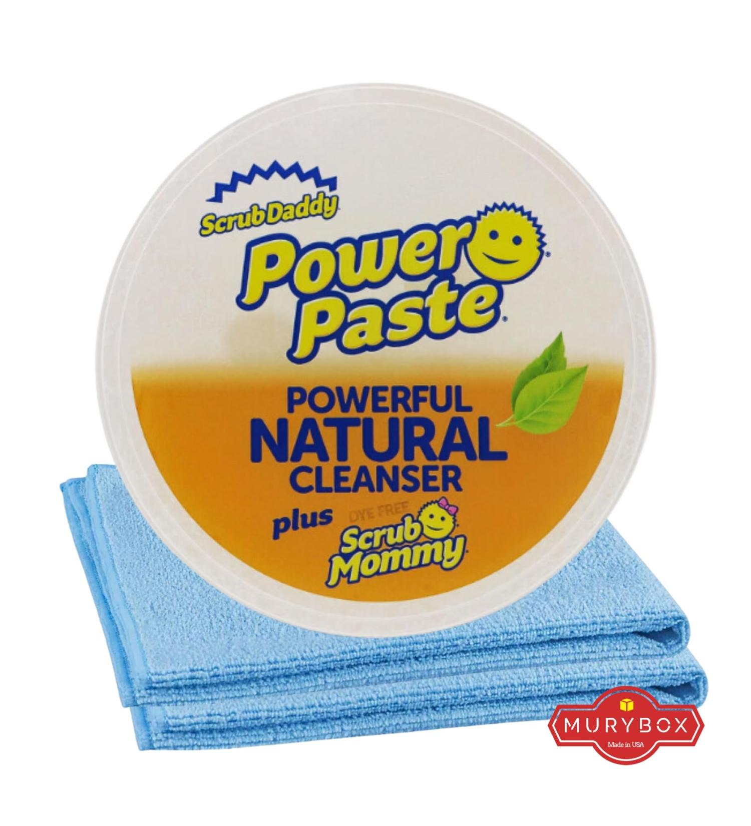 Scrub Daddy Power Paste & Scrub Mommy Bundle | Cleaning Paste with Microfiber Towels | Compare to Pink Stuff & Tangerine Clean - Buy Online on GoSupps.com