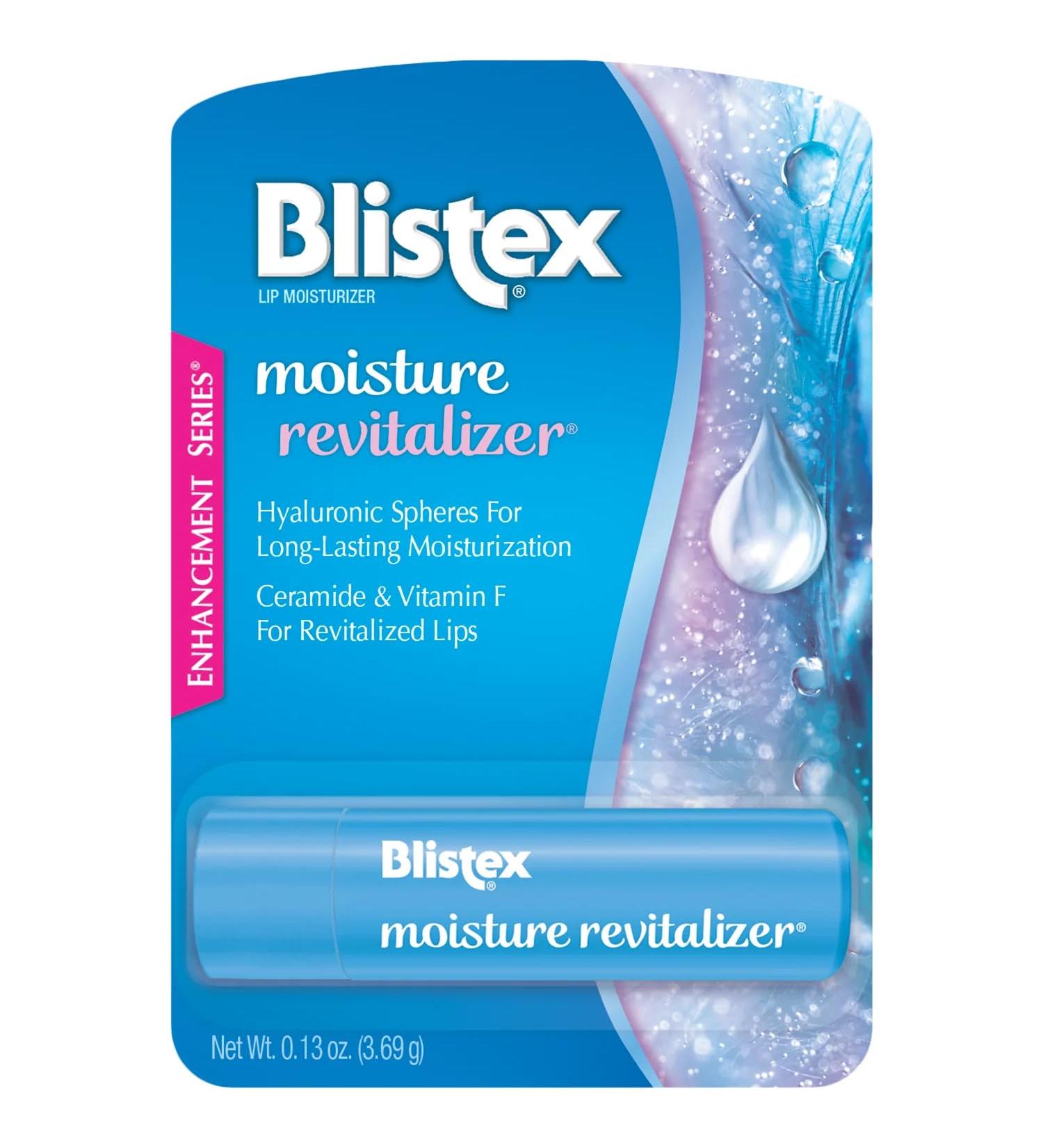 Blistex Moisture Revitalizer Lip Balm Lip Moisturizer Hydration Ceramide Formula 0.13 Ounce - Buy Online on GoSupps.com