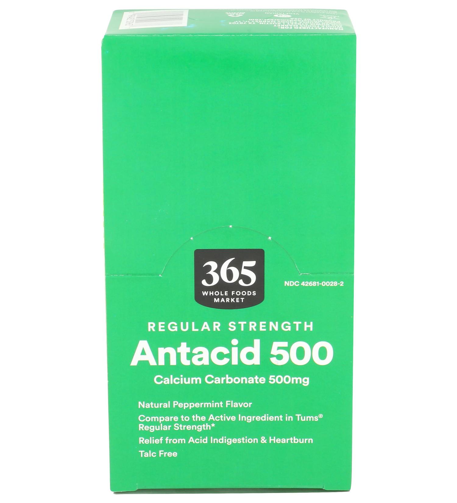 365 by Whole Foods Market Regular Strength Antacid Travel Size Tray Pack 12 CT - Buy Online on GoSupps.com