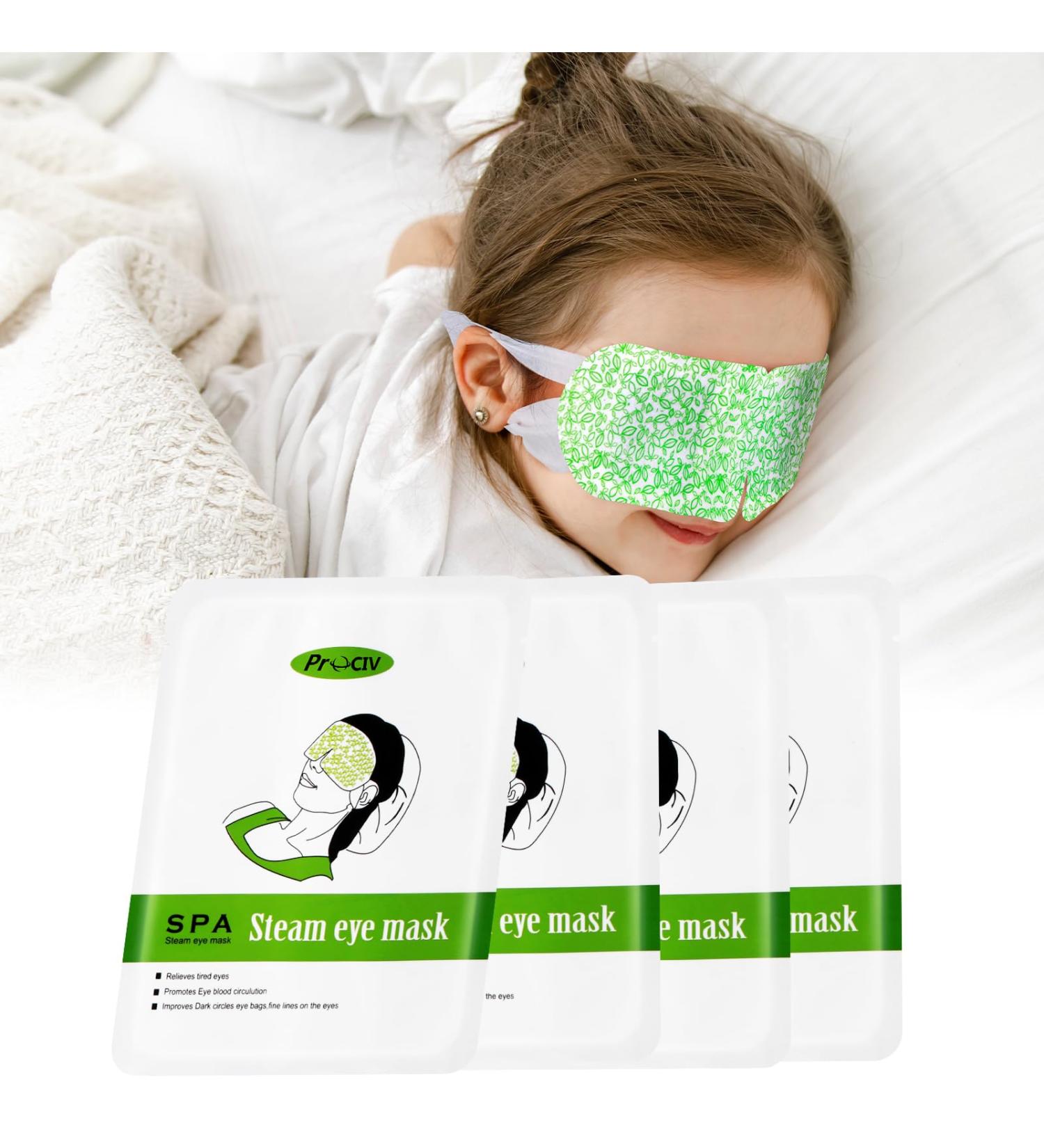 Warm Eye Mask for Tired Eyes - 4 Pcs | Soothing Relief & Comfort | International Shipping Available - Buy Online on GoSupps.com