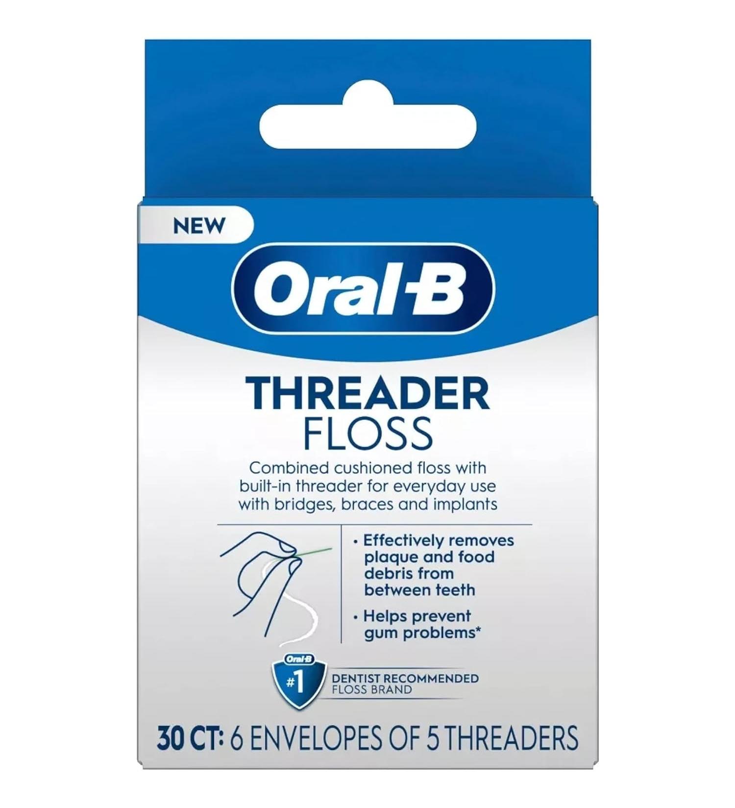 Glide Threader Floss - 30 Single-Use Packets (Value Pack of 12) | Shop Internationally - Buy Online on GoSupps.com