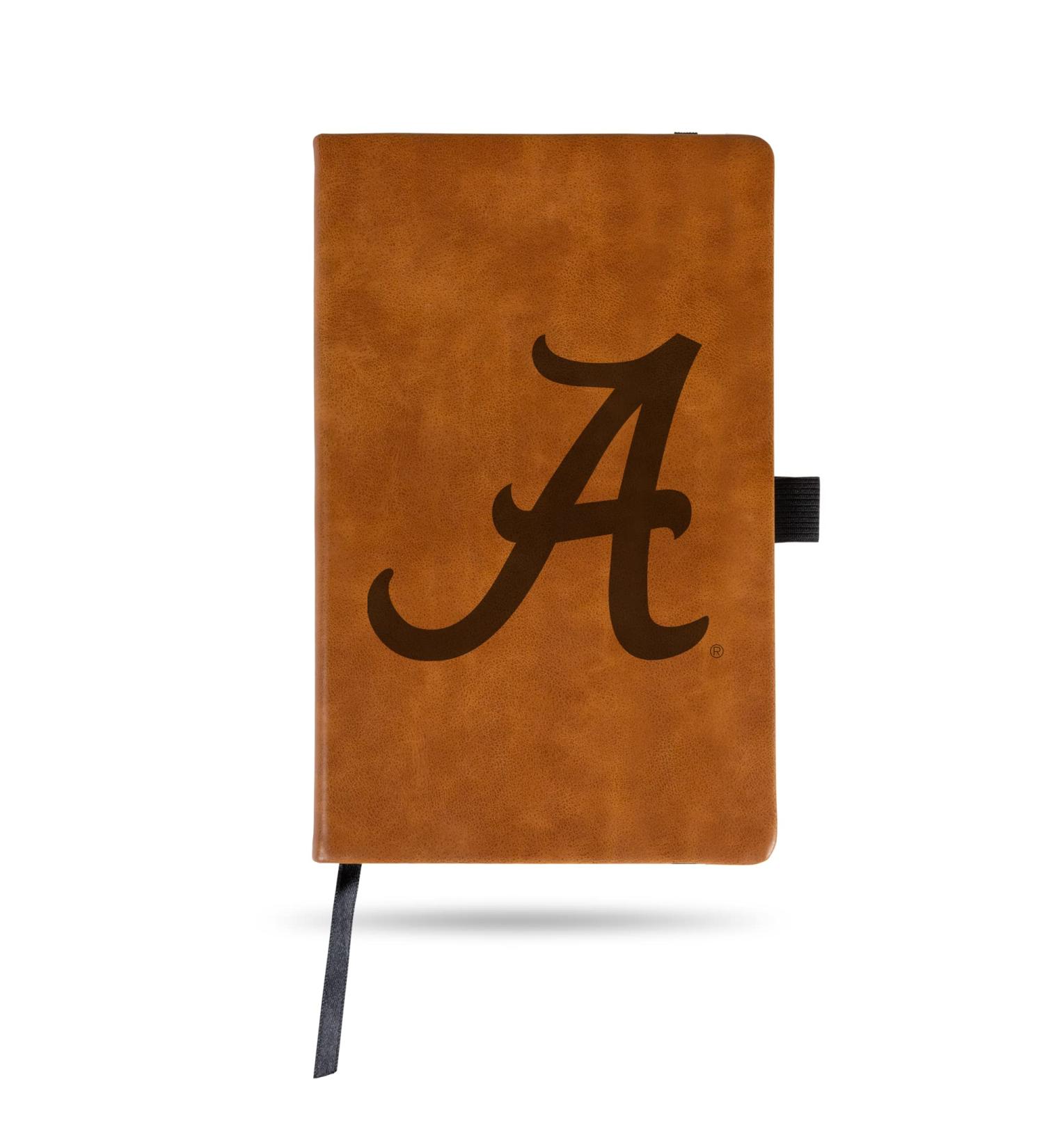 Rico Industries NCAA Alabama Crimson Tide Brown Laser Engraved Small Notepad Jounral/Notepad 8.25" x 5.25"- Office Accessory - Buy Online on GoSupps.com