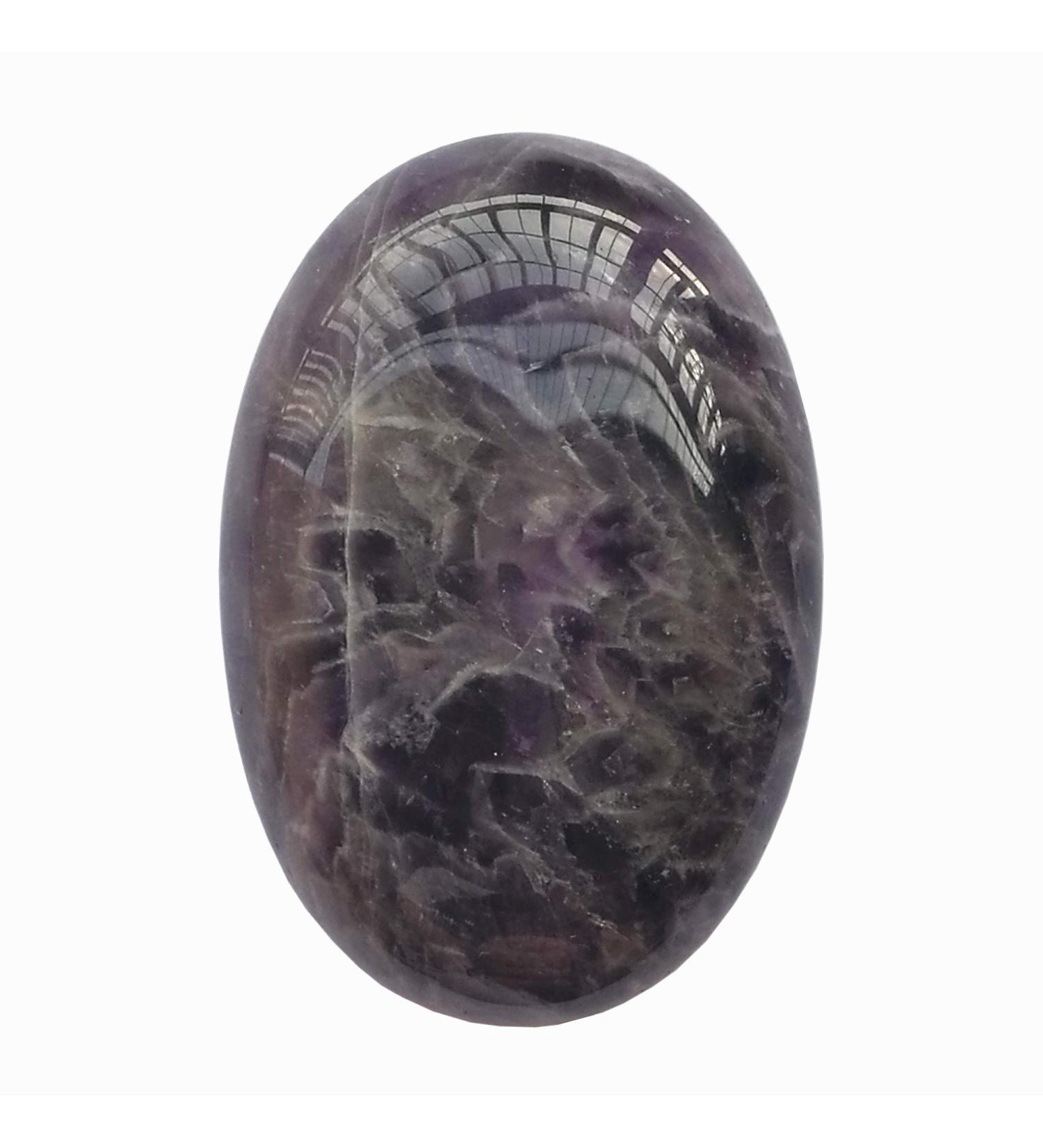 Buy Manekieko Natural Amethyst Worry Stones | Healing Crystal Massage Spa Energy Stone - Worldwide Shipping - Buy Online on GoSupps.com