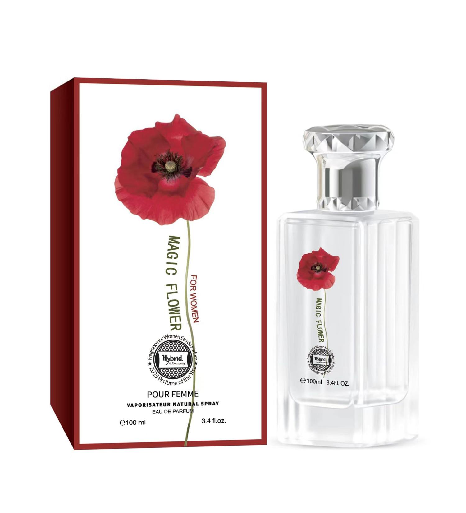 Hybrid & Company Magic Flower Pour Femme Eau De Parfum Natural Spray Vaporisateur 3.4FL.OZ - Buy Online on GoSupps.com