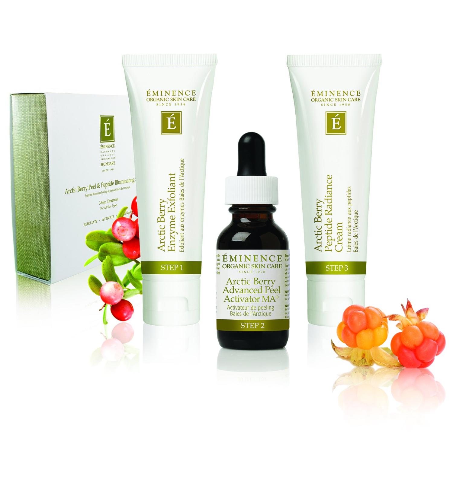 Eminence Organic Skin Care Arctic Berry Peel & Peptide Illuminating System