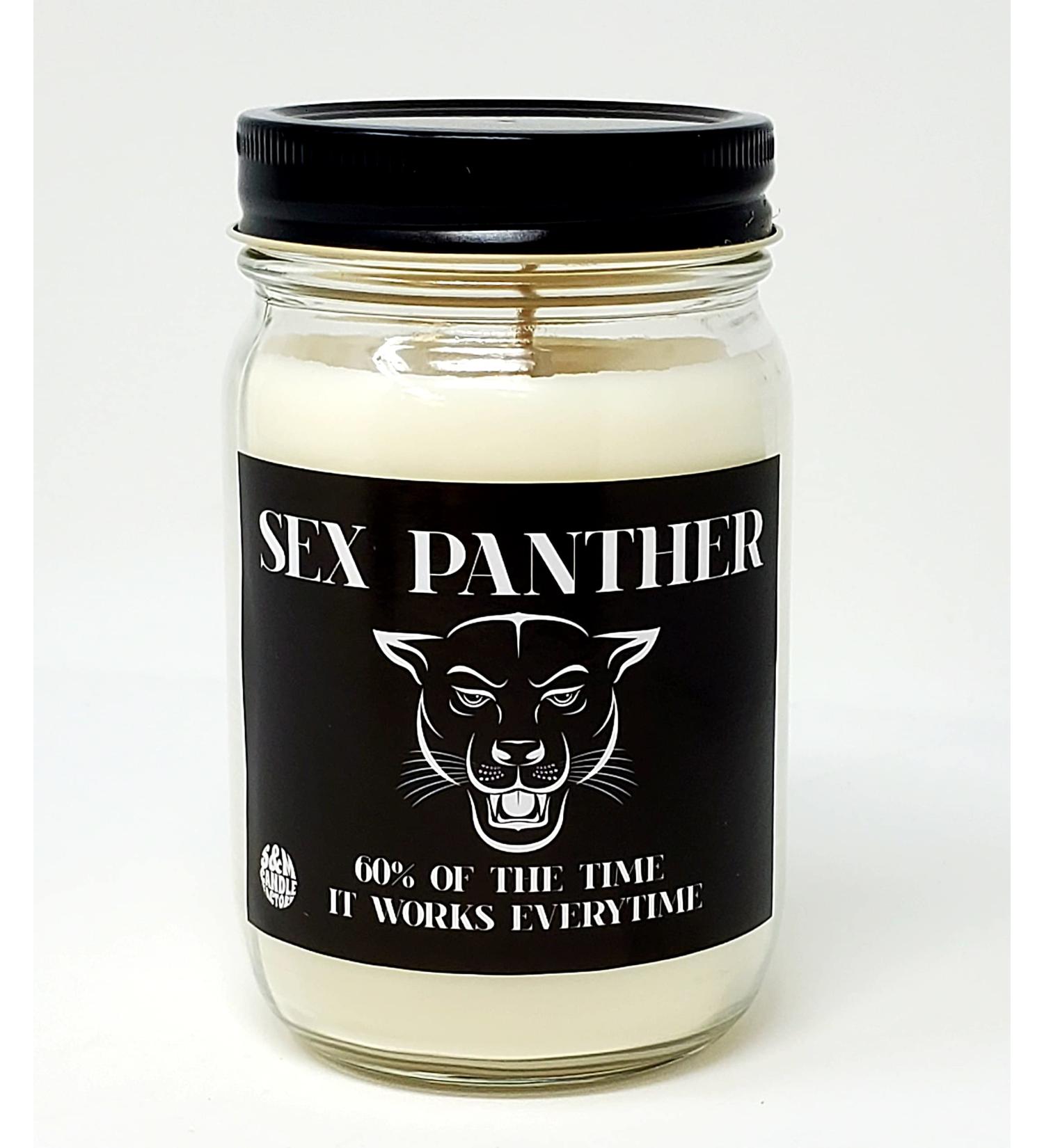 Buy Sex Panther Candle - Clearance Sale | Scented Soy Wax 14oz Aromatherapy | Non-Toxic Made in USA - Buy Online on GoSupps.com