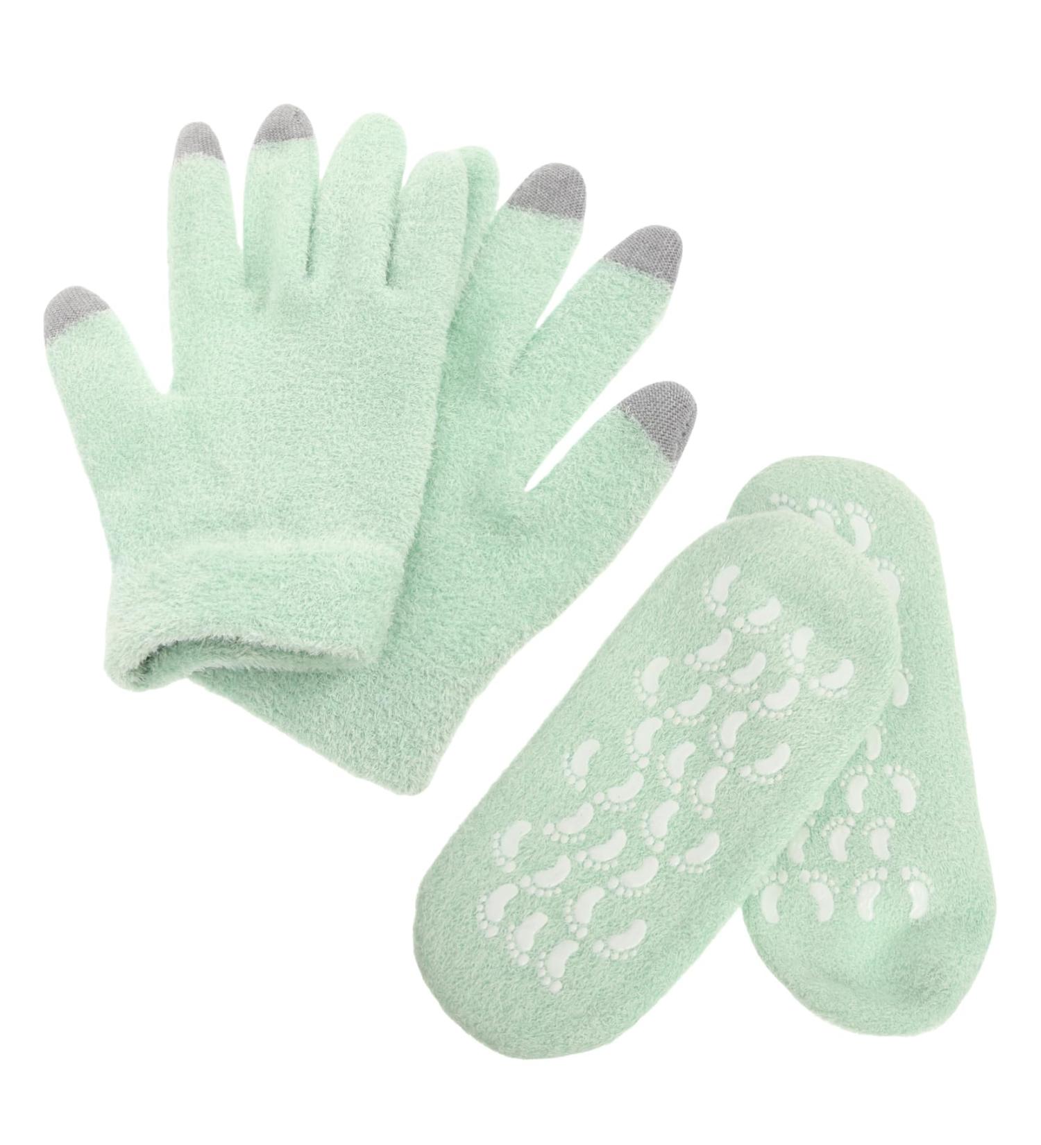 Housoutil 1 Set Moisturizing Gloves Overnight Lotion Moisturizing Gloves Hand Caring Gloves for Women Gel Socks for Dry Cracked Feet Women Miss Spa Yarn Hand Cream - Buy Online on GoSupps.com