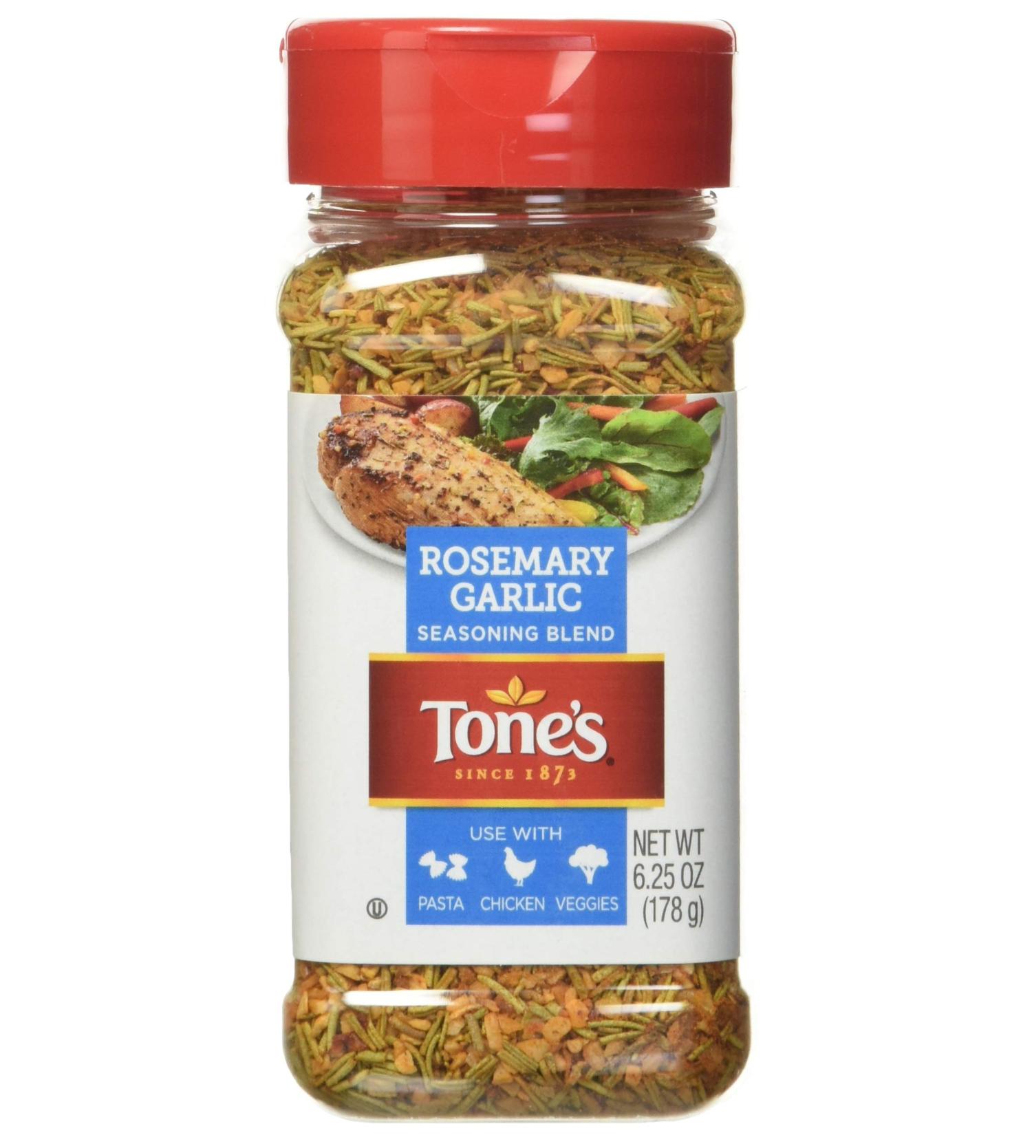 Tones Rosemary Garlic Seasoning 6.25 oz - Premium Blend for Delicious Flavors - Buy Online on GoSupps.com