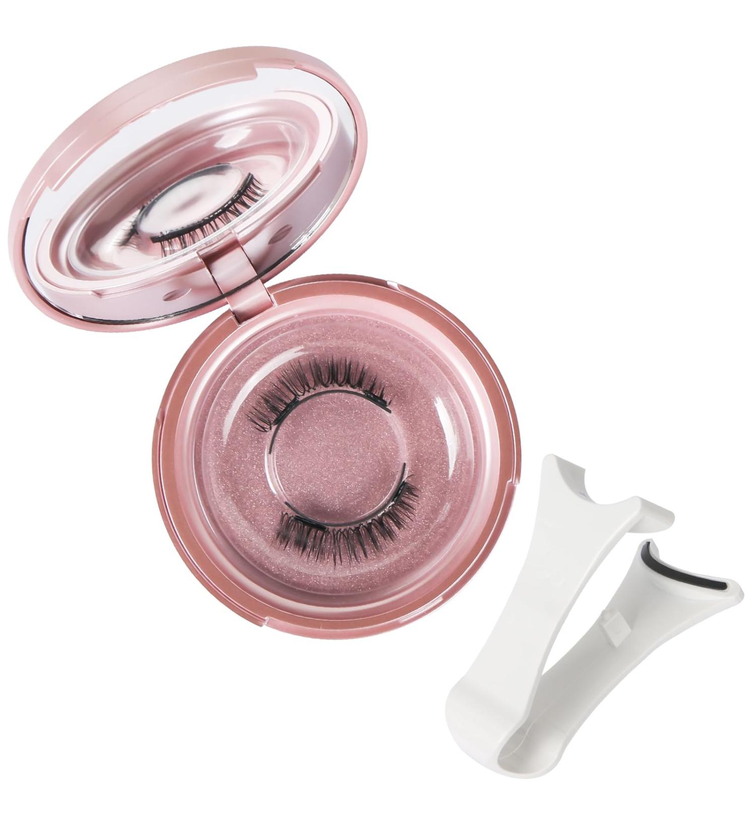 LALASTYLE Magnetic Lashes kit Reusable Magnetic Lashes Magnetic Eyelashes Without Eyeliner No Glue Double Self-Adhesive Magnetic Lashes (1 Pair Nature) - Buy Online on GoSupps.com