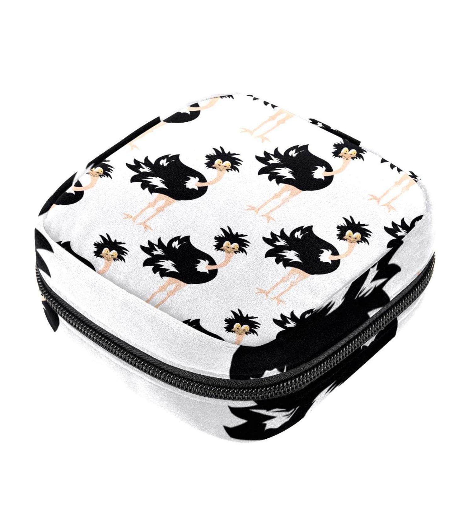 Buy Stylish African Bouquet Menstruation Pad Bag with Zipper - Perfect for Tampons & Women's Napkins | Durable & Compact Bags for Girls - Buy Online on GoSupps.com