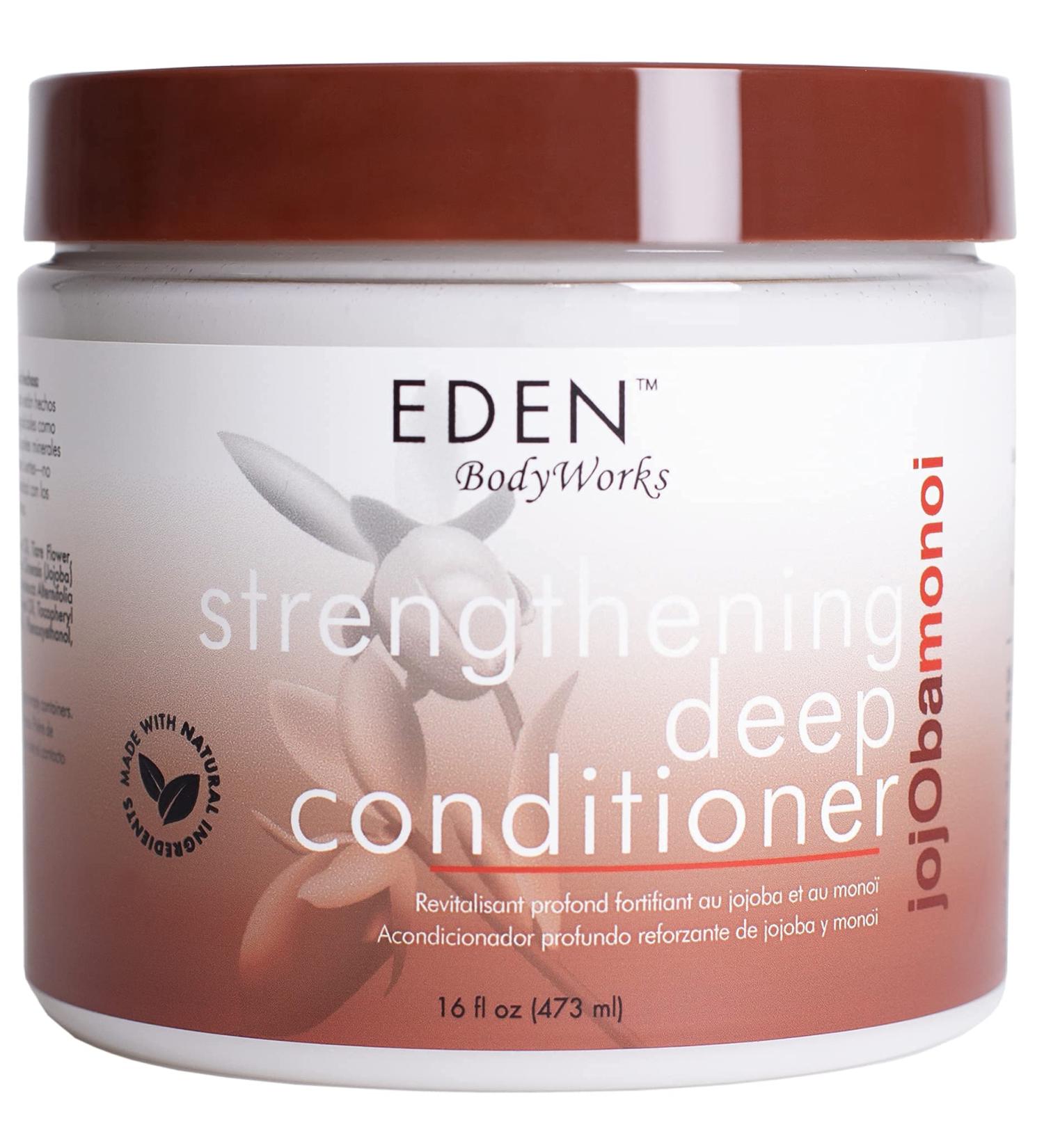 EDEN BodyWorks JoJoba Monoi Deep Conditioner | 16 oz | Hair Repair & Softening Treatment - Buy Online on GoSupps.com
