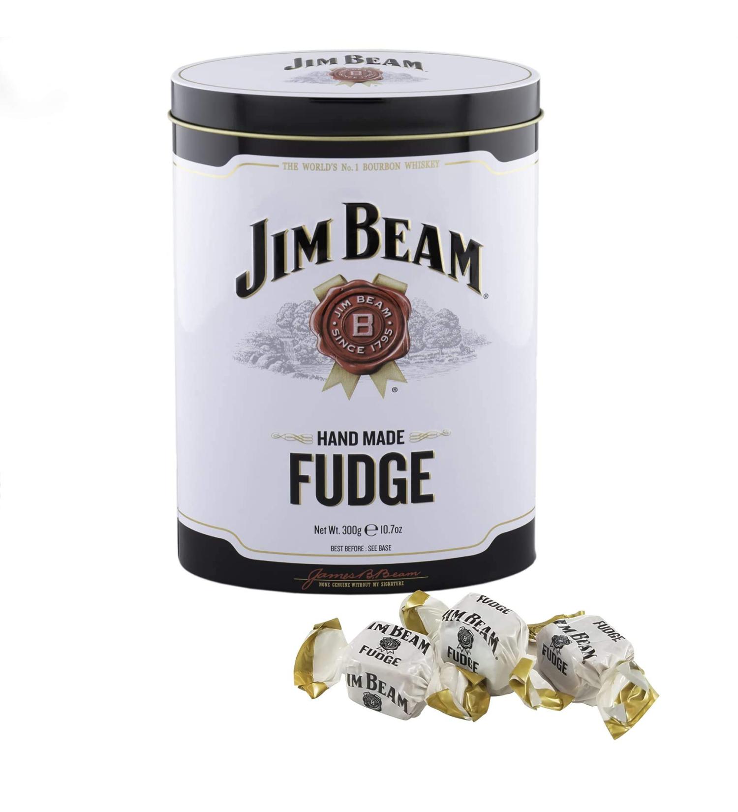 Gardiners of Scotland Jim Beam Fudge Caramels Tin 8.8oz - Handmade Luxury Treats - Buy Online on GoSupps.com