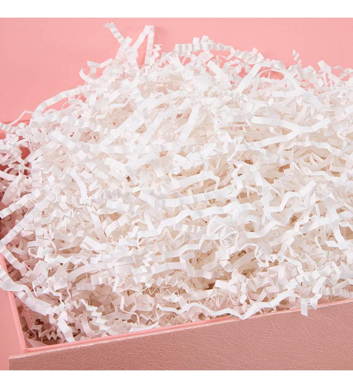 4LB Crinkle Cut Paper Shred Filler for Gift Basket Boxes Filler Paper for Gift Wrapping Stuffing and Packing White - Buy Online on GoSupps.com