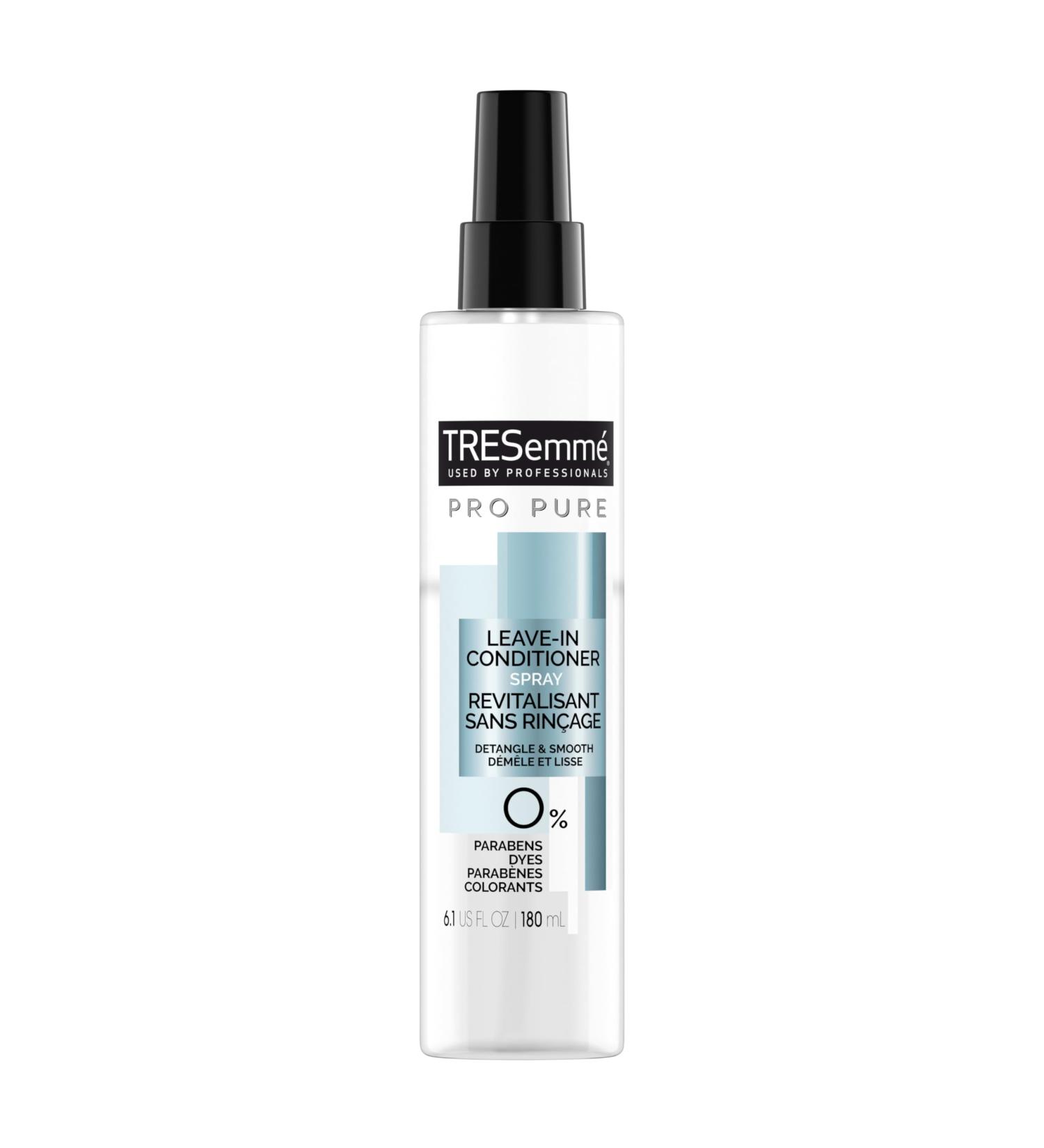 TRESemme Leave-In Hair Detangler Spray - Pro Pure Sulfate-Free Conditioner for Dry Damaged Hair - 6.1 Fl Oz - Cruelty-Free Hair Care for All - Buy Online on GoSupps.com