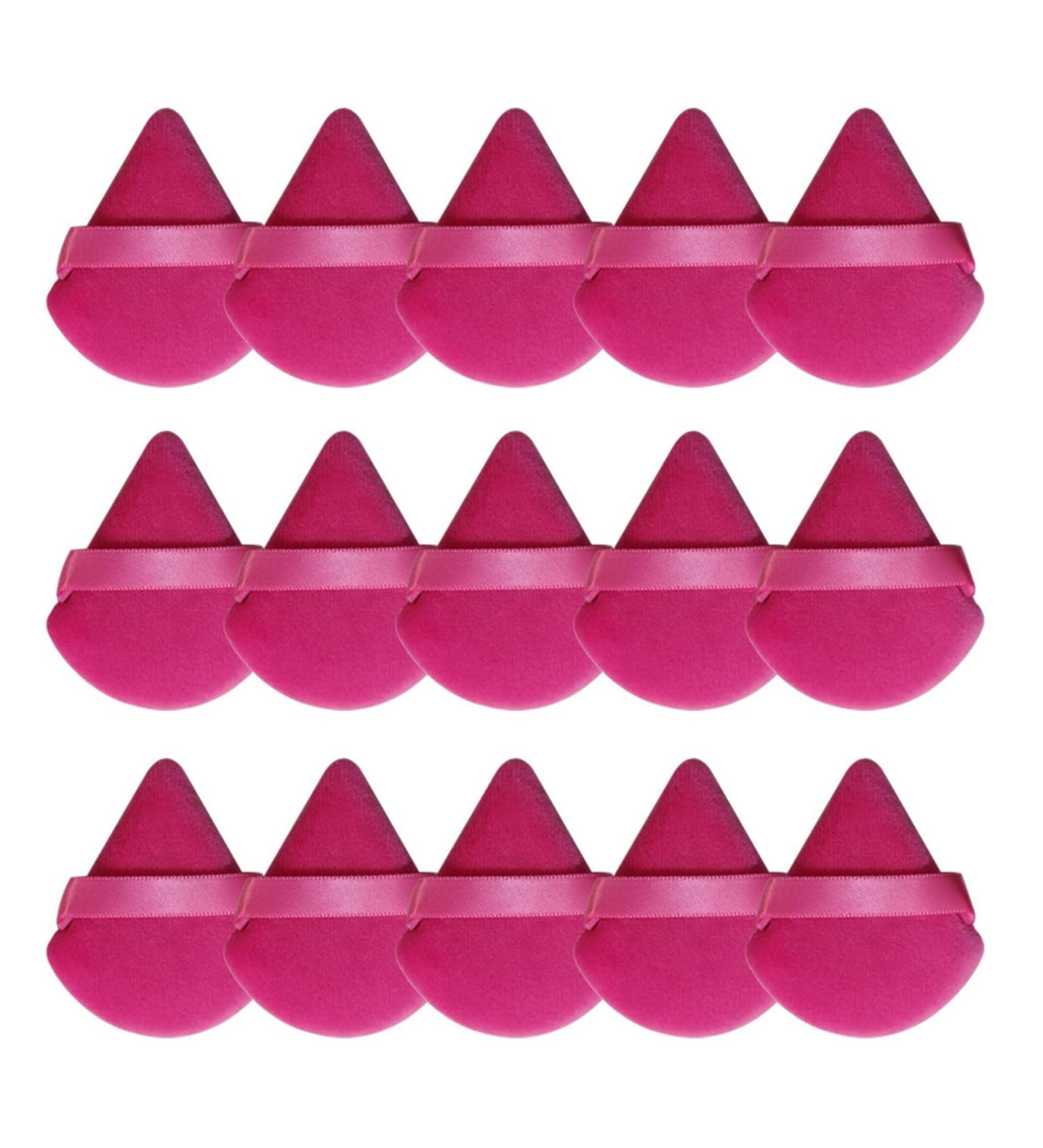 VOCUEL 4/6/15Pcs Powder Puff Face Soft Triangles Makeup Puff for Loose Powder Mineral Powder Cosmetic Makeup Tools - Buy Online on GoSupps.com