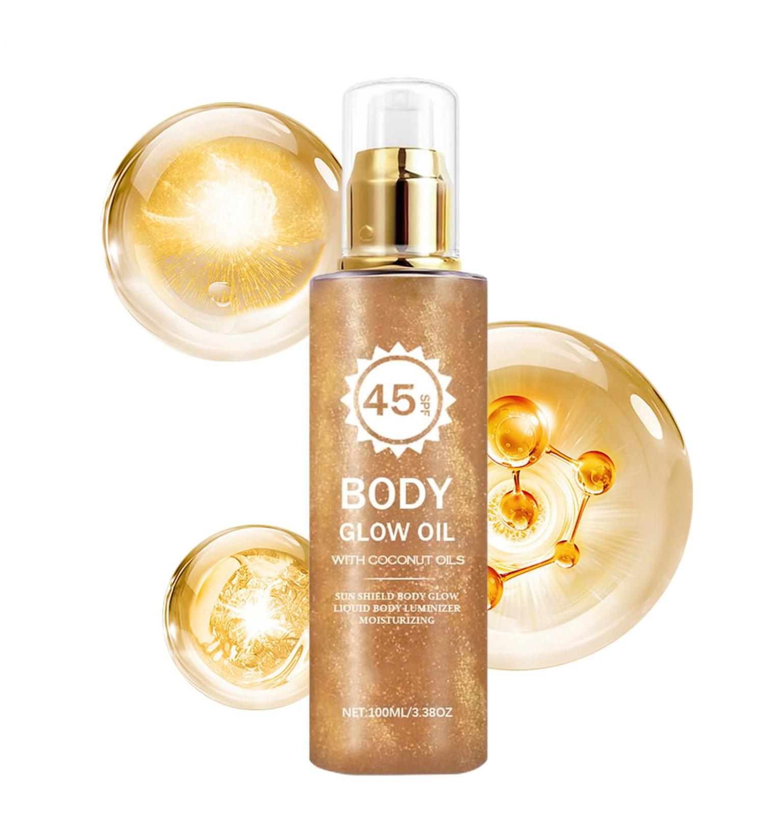  Generisch Lightweight sun protection oil - SPF 45 100 ml - Waterproof - Non-greasy - Shiny - Moisturizing care for school outdoor activities camping holidays sports etc. - Buy Online on GoSupps.com