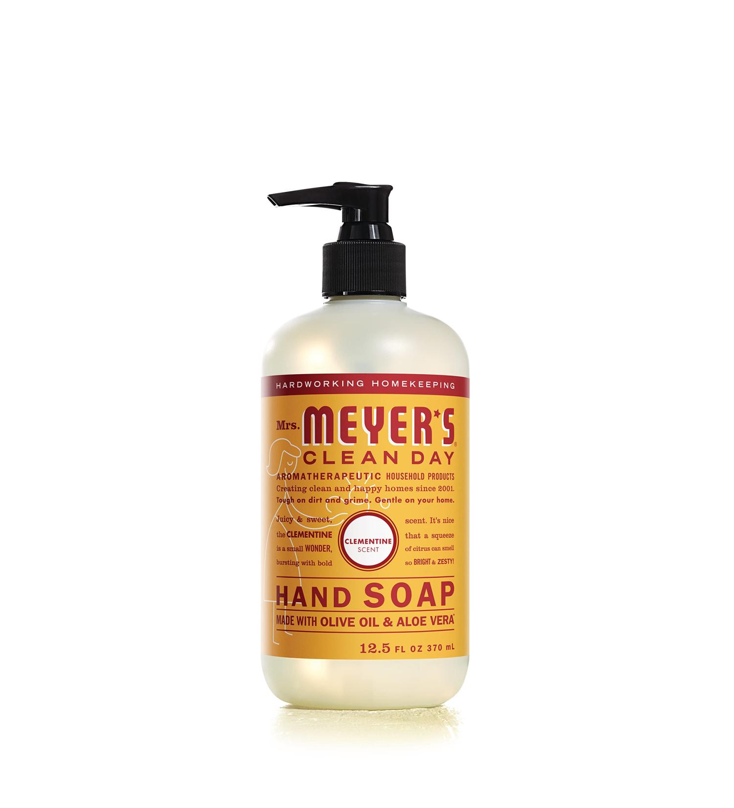 Mrs. Meyer's Hand Soap - Essential Oils Biodegradable Clementine 12.5 fl. oz - International Shipping Available - Buy Online on GoSupps.com