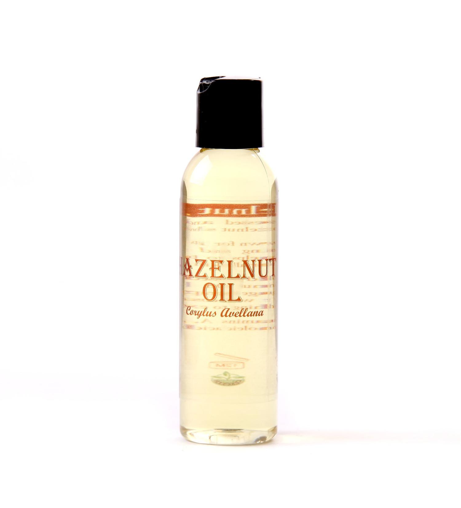 Mystic Moments Hazelnut Carrier Oil 250ml - Pure & Natural Vegan Oil for Hair Face Nails Aromatherapy & Massage - GMO Free - Buy Online on GoSupps.com