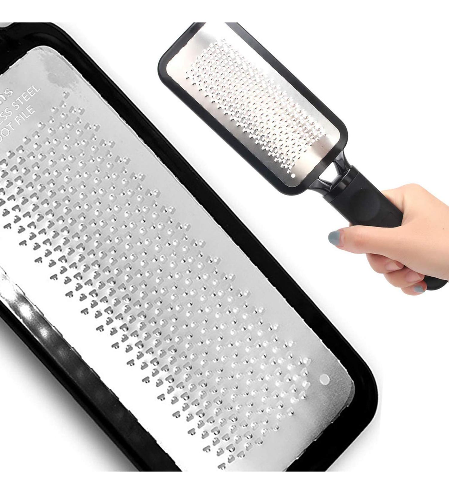 Zeanker Stainless Steel Foot Fish Cornea Horn Remover - Perfect At-Home Pedicure Tool (Black) - Rostfrei Material for Hard Skin Removal - Buy Online on GoSupps.com