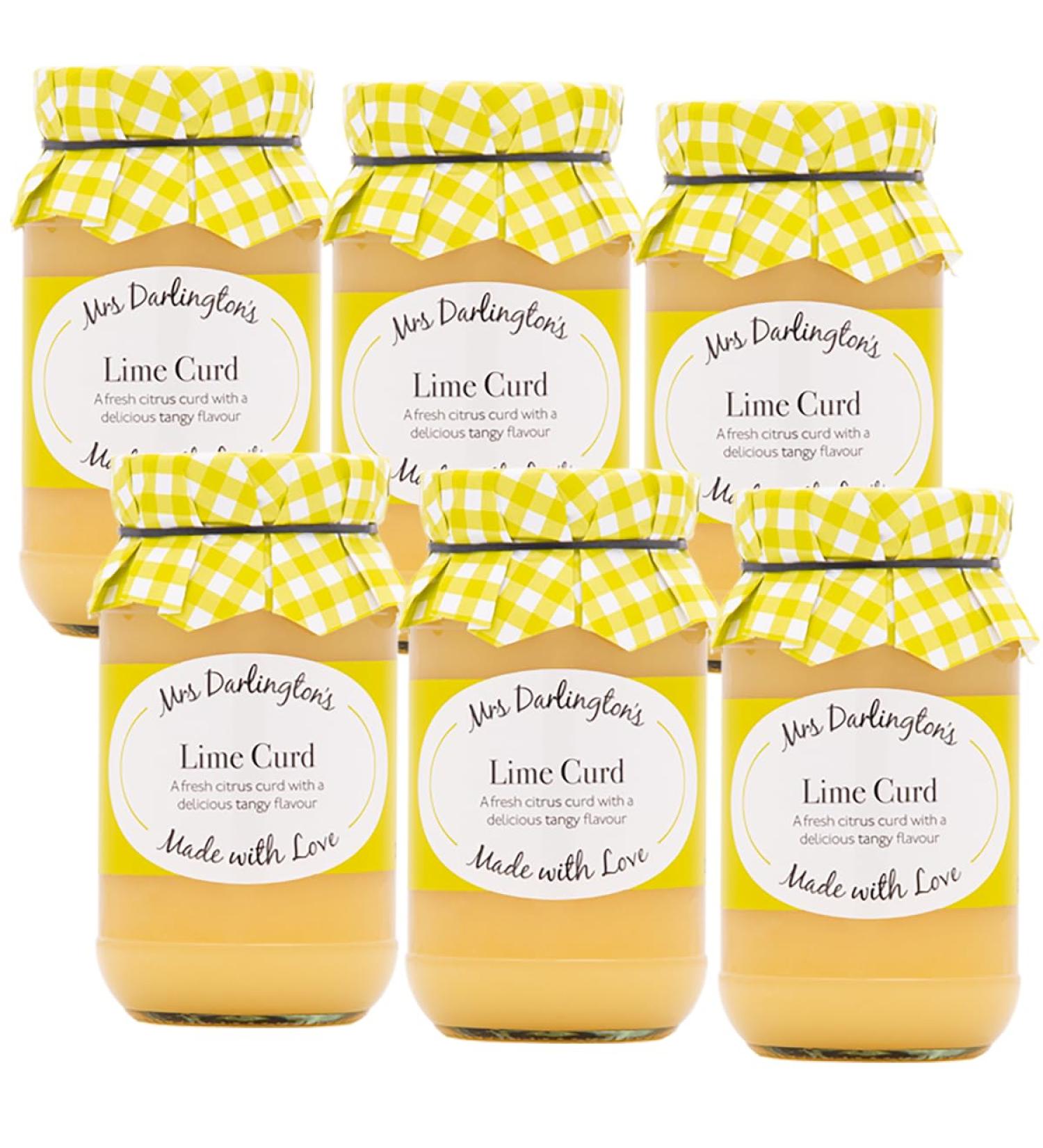 Mrs Darlington's Lemon and Lime Curd - 320g - Pack of 6