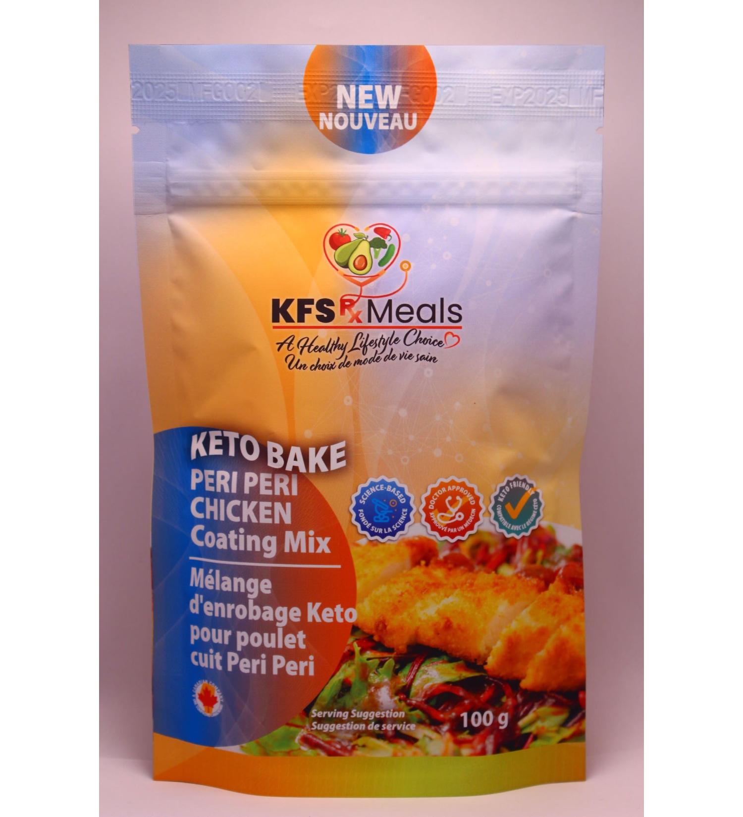 Keto Bake Peri Peri Chicken Coating Mix - Buy Online on GoSupps.com