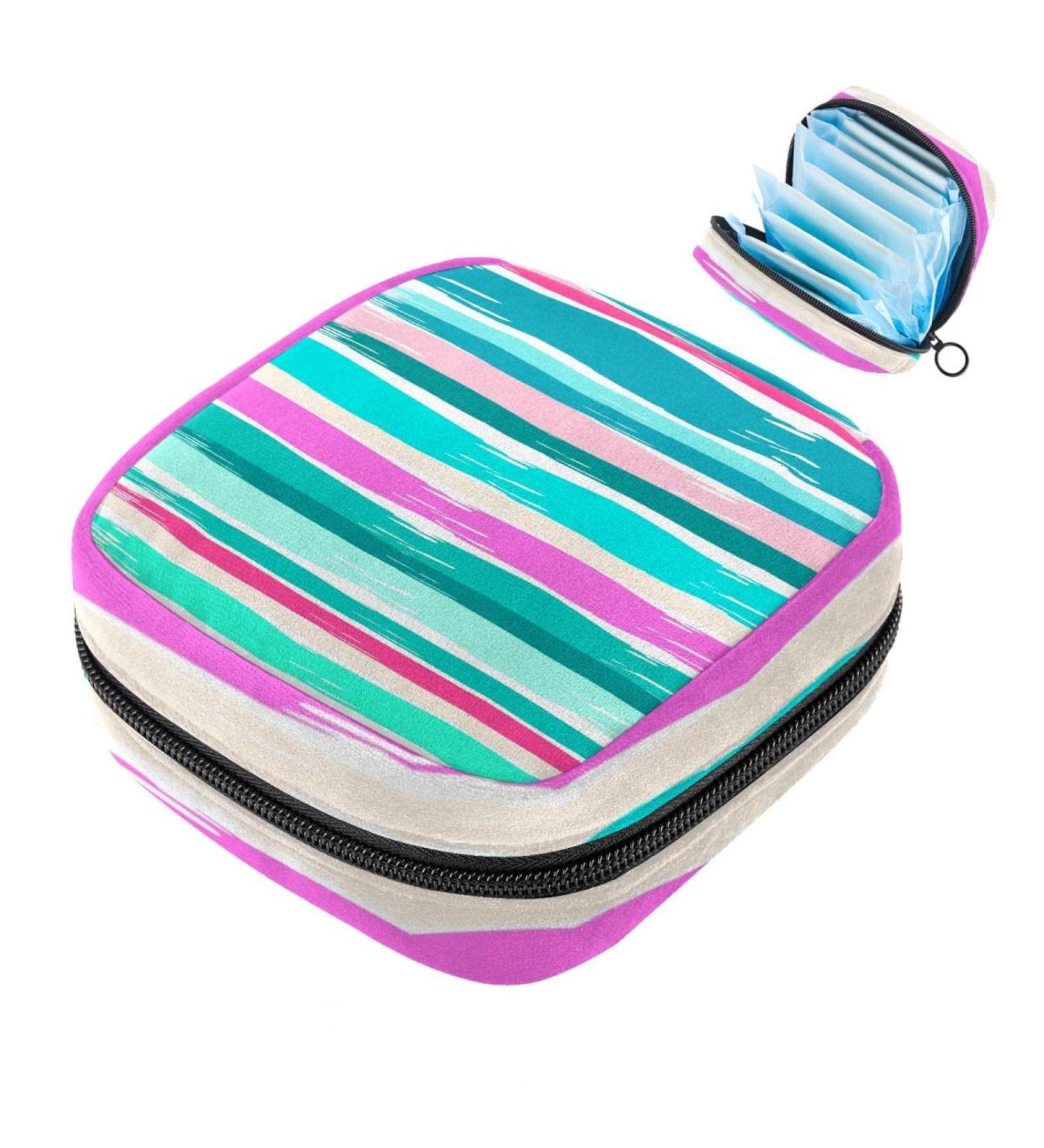 Muoooum Wooden Anchor Beach Sunset Portable Period Bag for Women & Teen Girls - Menstrual Cup Pocket & Silent Pad Holder (Color 5 4.7x6.6) - Buy Online on GoSupps.com