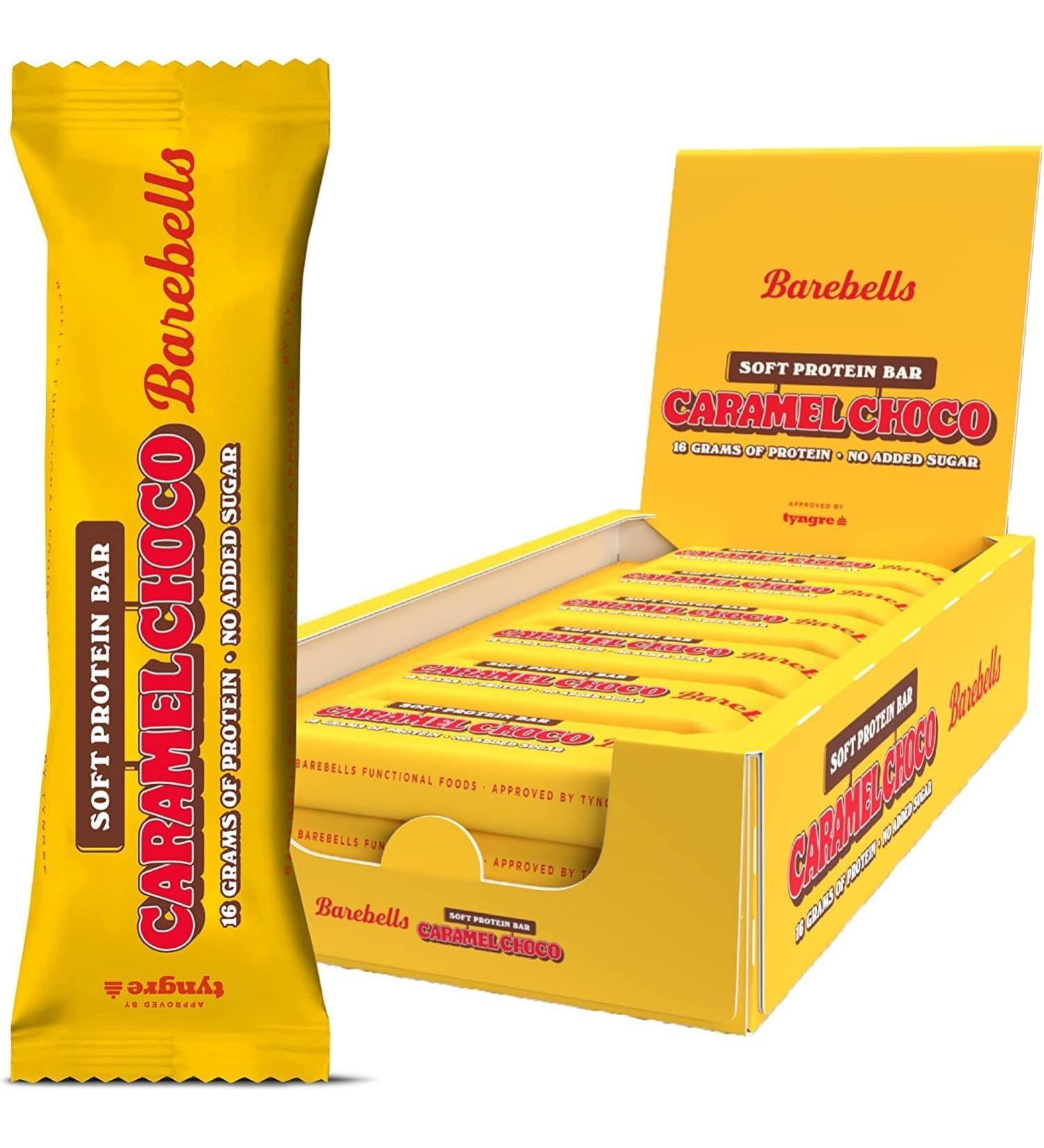 Barebells Barbells Protein Bars 55g x 12 Bars (Soft Caramel) - Buy Online on GoSupps.com